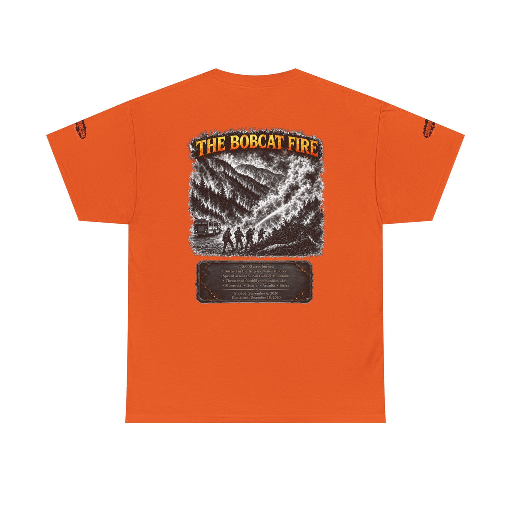 I Survived 2020 — Director's Cut S2:E2 "The Bobcat Fire" | Wildfire Edition Memorial Unisex Heavy Cotton Tee (SPECIAL EDITION)