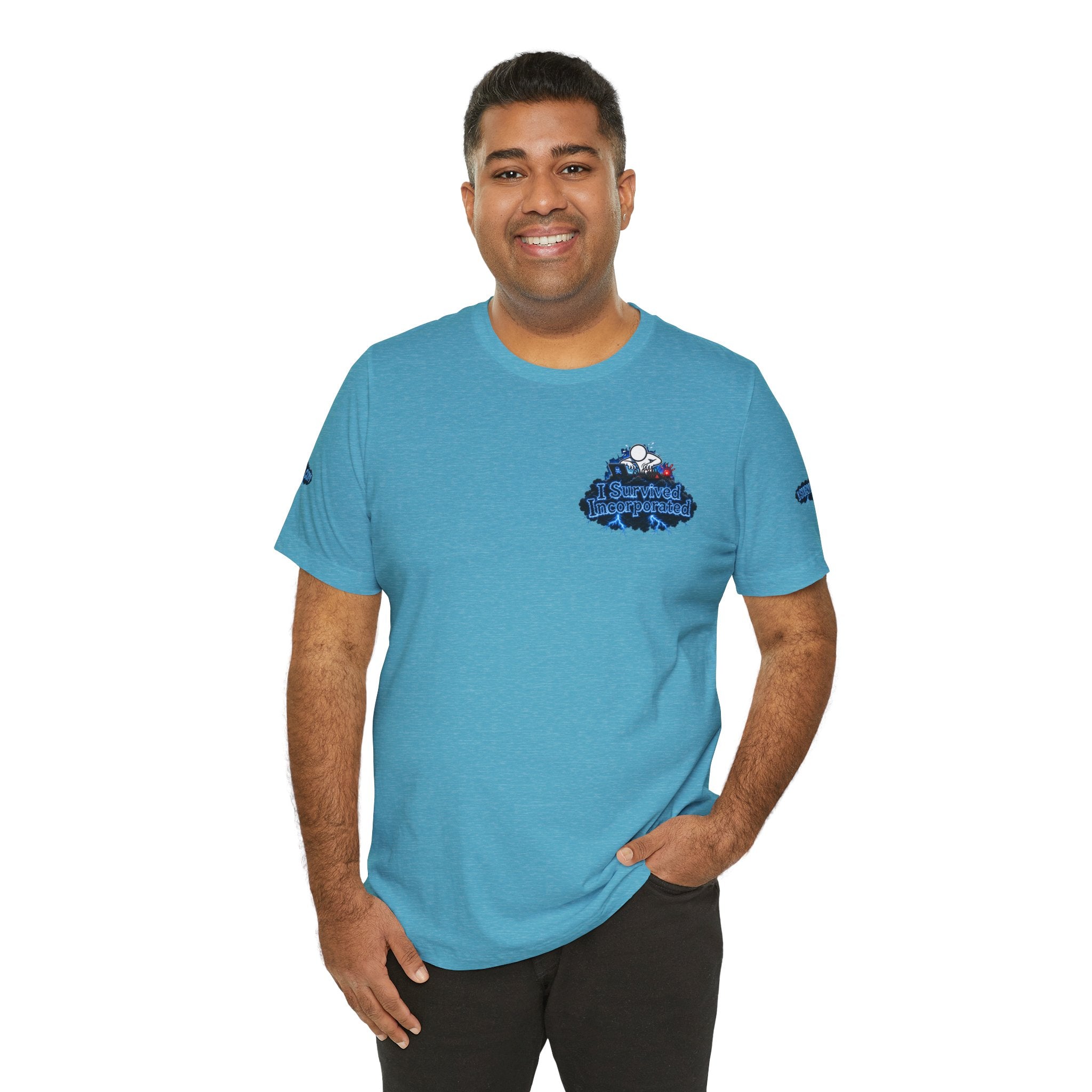 I Survived 2020 — "Please Stand By" Test Pattern Tee Lockdown Special Edition Summer Exclusive Unisex Jersey Short Sleeve Tee