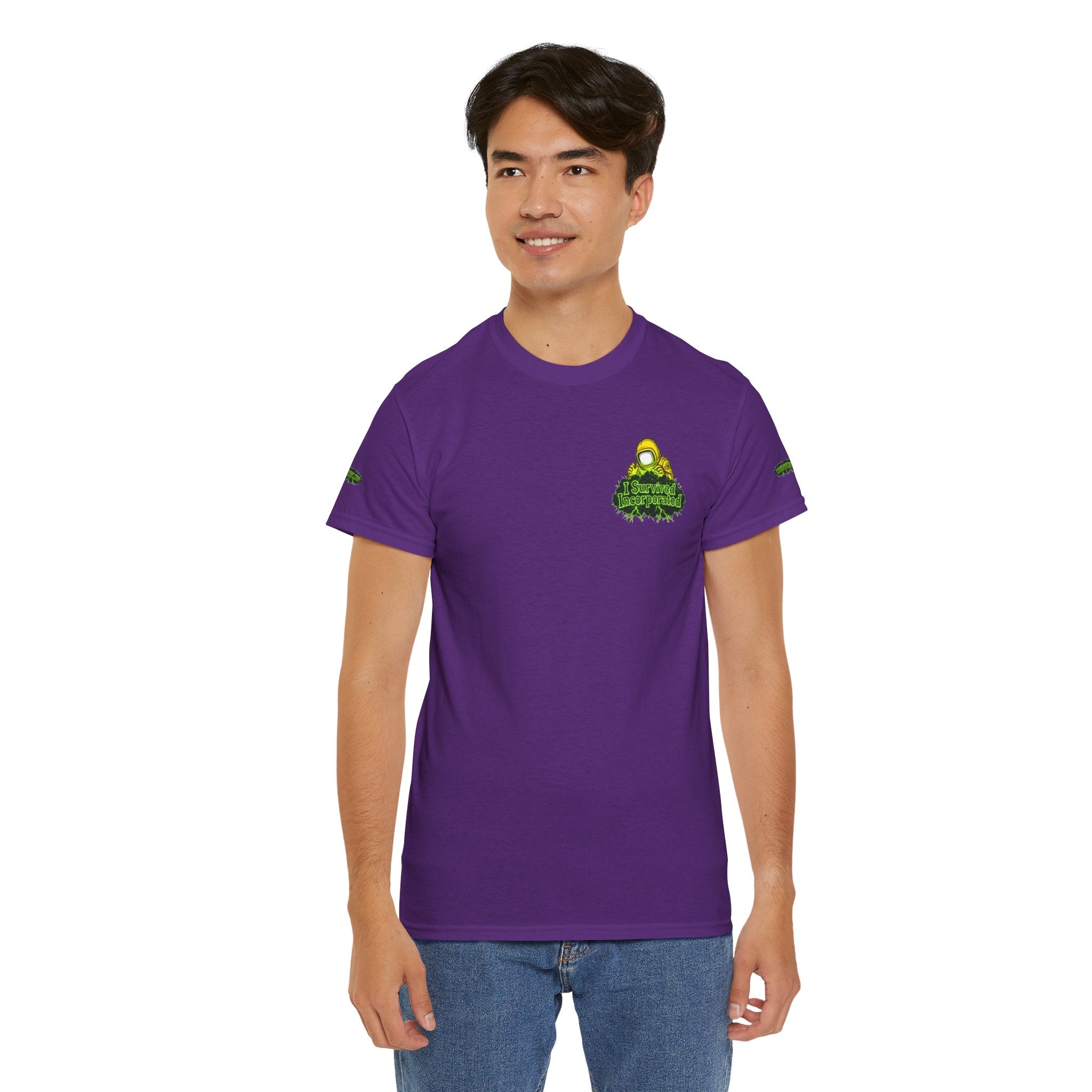 I Survived 2020 — "Please Stand By" Test Pattern Toxic Signal Tee Special Edition Summer Premiere Unisex Heavy Cotton Tee