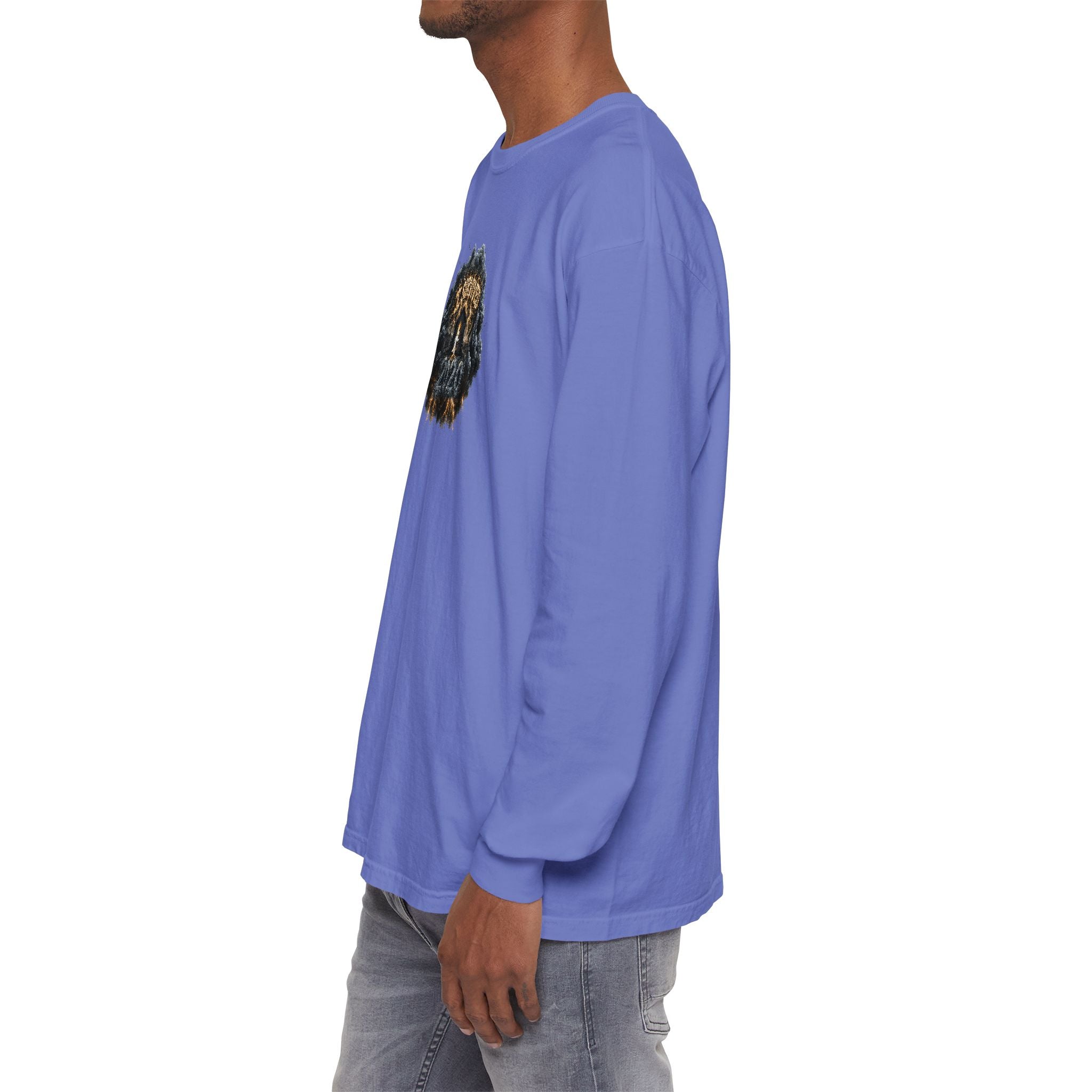 I Survived 2020 — Original PILOT Design: Director's Cut Unisex Garment-Dyed Long Sleeve T-Shirt