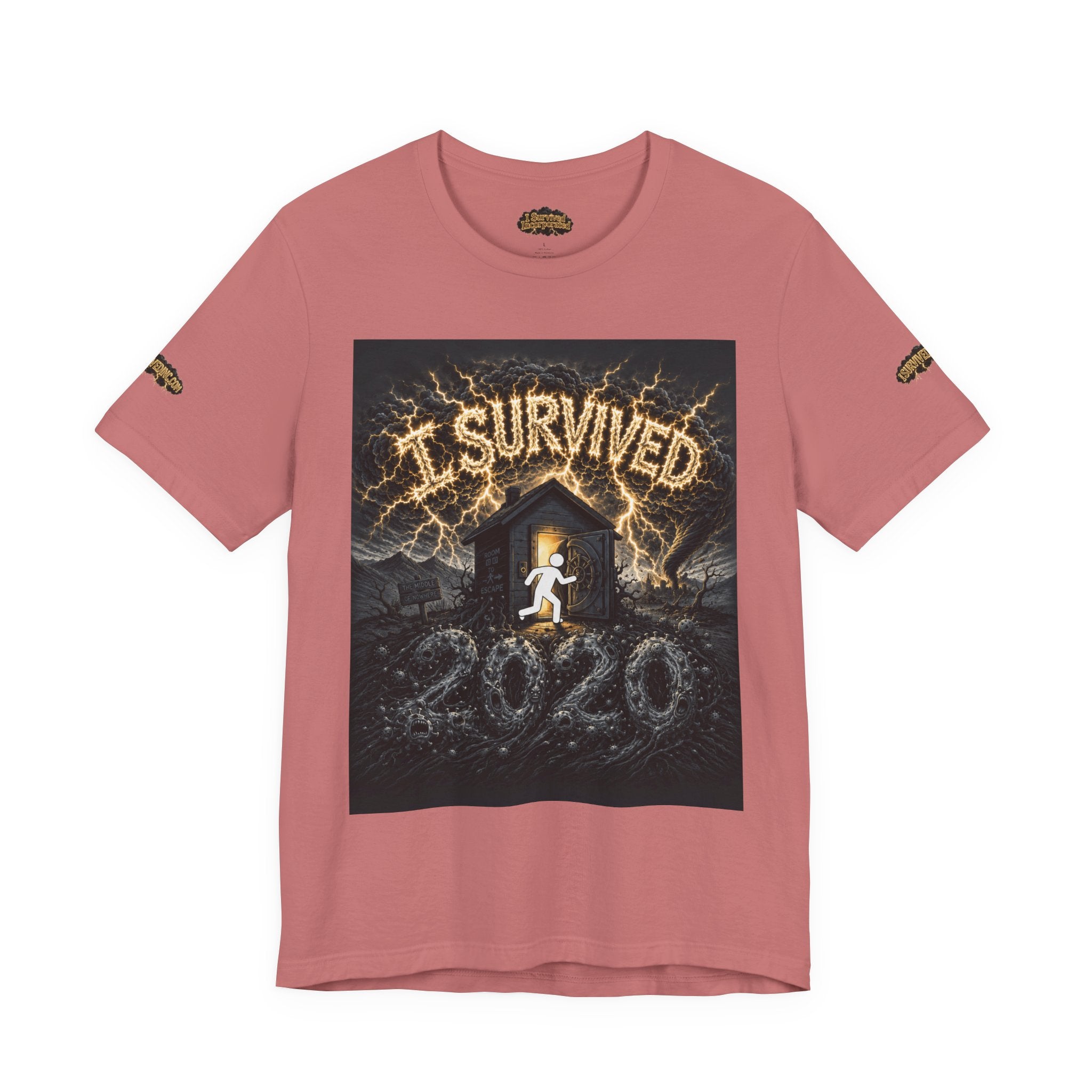 I Survived 2020 — Original Design Teaser Tee | Season 1 Premiere Drop Unisex Jersey Short Sleeve Tee