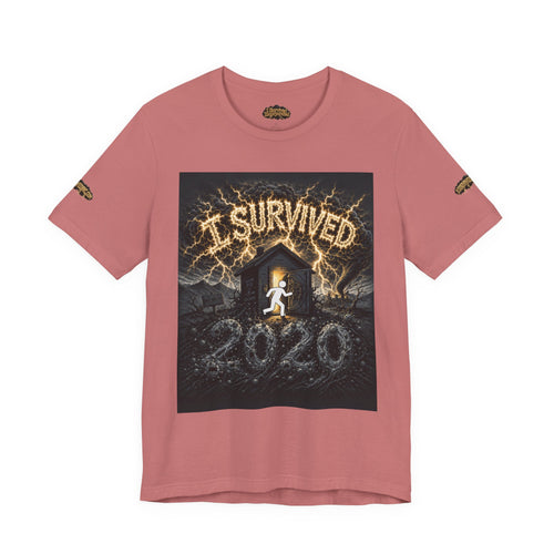 I Survived 2020 — Original Design Teaser Tee | Season 1 Premiere Drop Unisex Jersey Short Sleeve Tee