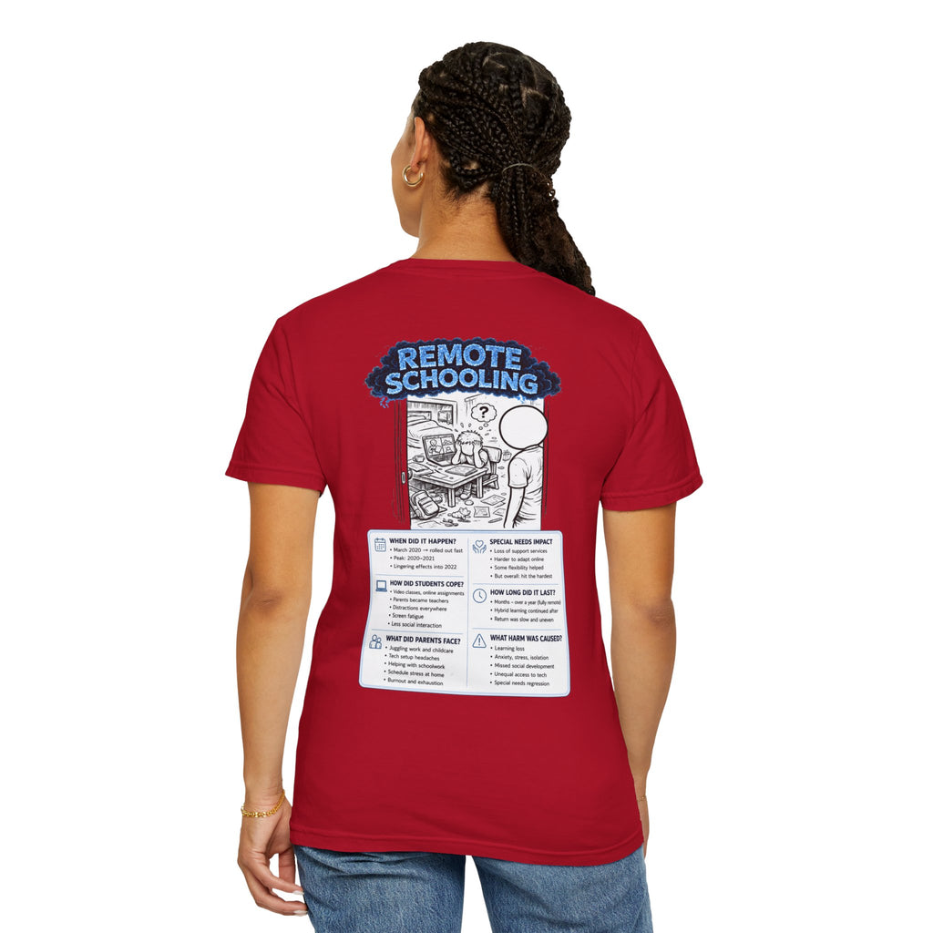 I Survived 2020 — Director's Cut S3:E3 "Remote Schooling" | Lockdown Edition Documentary Unisex Garment-Dyed T-shirt