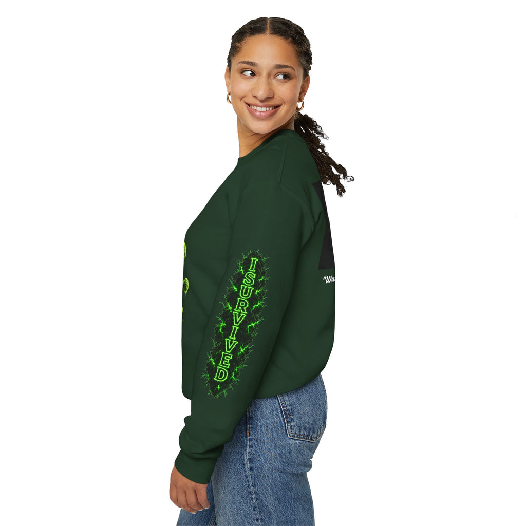 I Survived 2020 — Director's Cut S1:E3 "The Jab!" | Pandemic Edition Unisex Heavy Blend™ Crewneck Sweatshirt