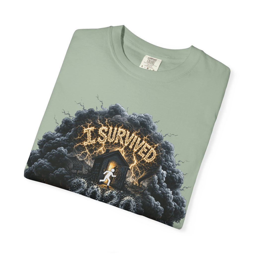 I Survived 2020 — Original Design Teaser Tee | Season 1 Premiere Drop Unisex Garment-Dyed T-shirt