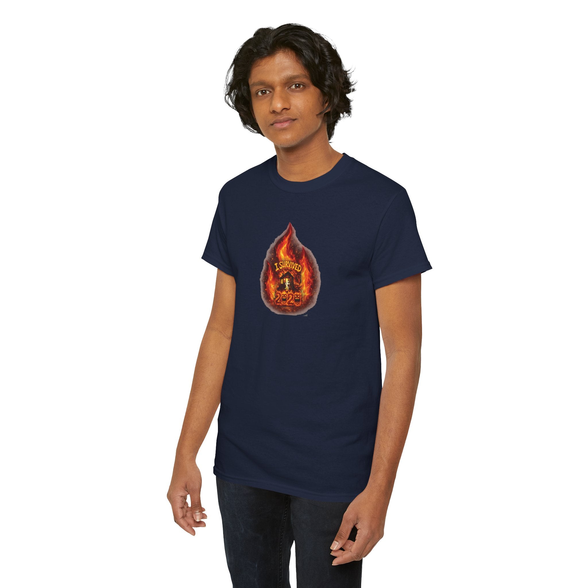 I Survived 2020 — WILDFIRES S2:E3: Director's Cut "The California Wildfires" Memorial Unisex Heavy Cotton Tee