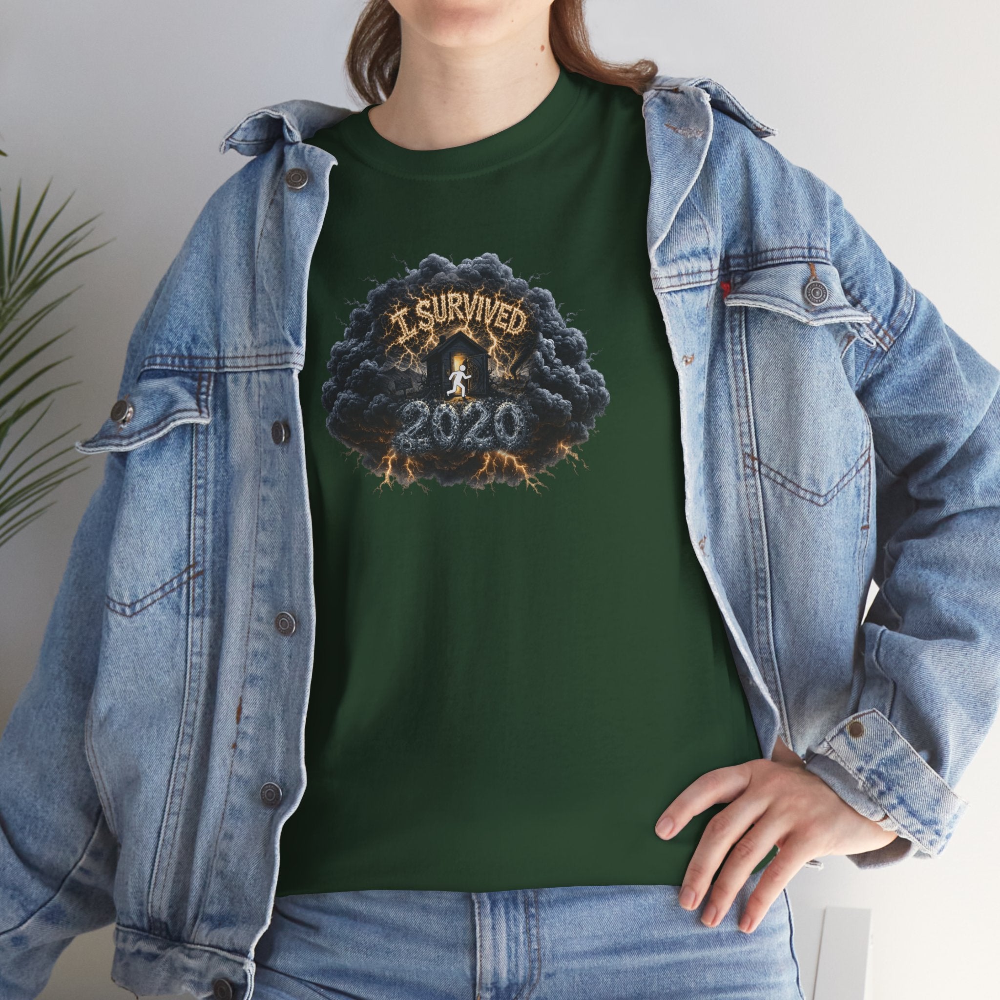 I Survived 2020 — Original PILOT Design: Director's Cut Unisex Heavy Cotton Tee