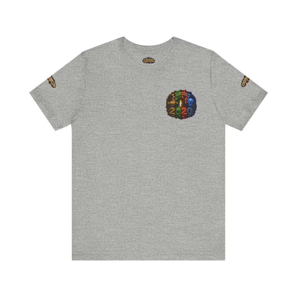 I Survived 2020 — "No Signal" Test Pattern Tee Alien Broadcast Finale Summer Premiere Unisex Jersey Short Sleeve Tee