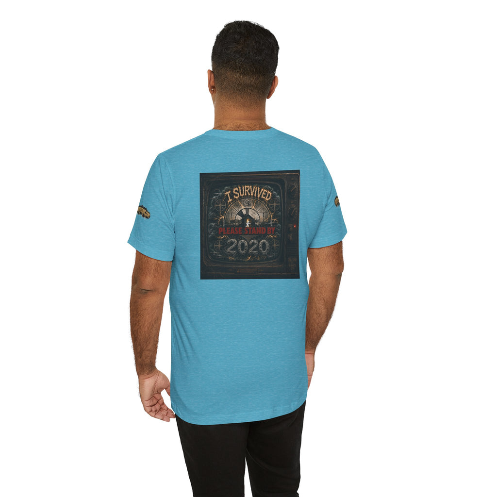 I Survived 2020 — "Please Stand By" Test Pattern Tee Special Edition Summer Premier Unisex Jersey Short Sleeve Tee