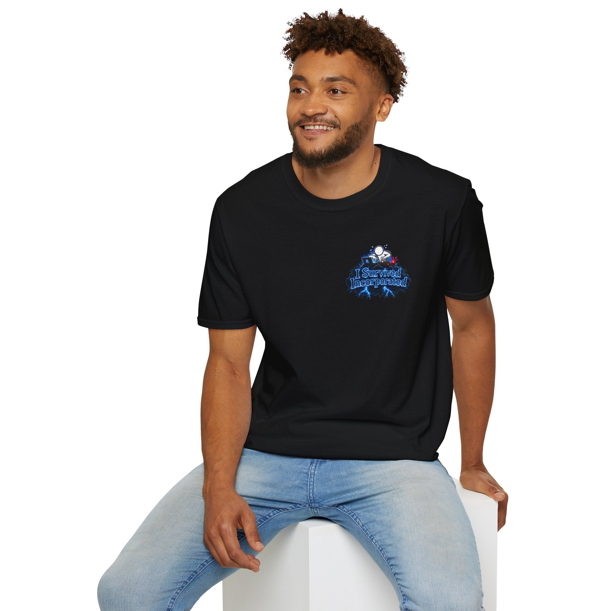 I Survived 2020 — "Please Stand By" Test Pattern Tee Lockdown Edition Summer Exclusive Unisex Softstyle T-Shirt