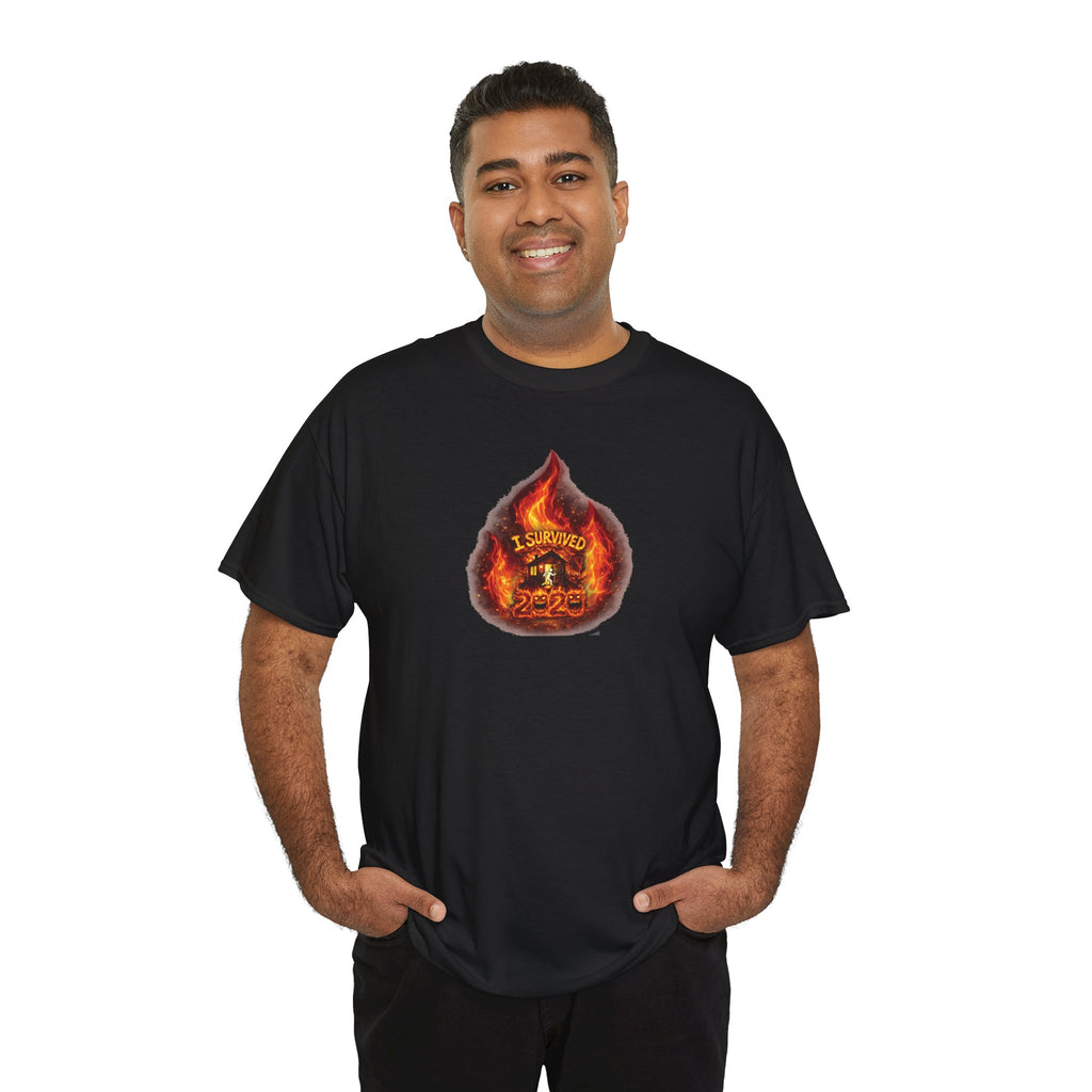 I Survived 2020 — WILDFIRES S2:E3: Director's Cut "The California Wildfires" Memorial Unisex Heavy Cotton Tee