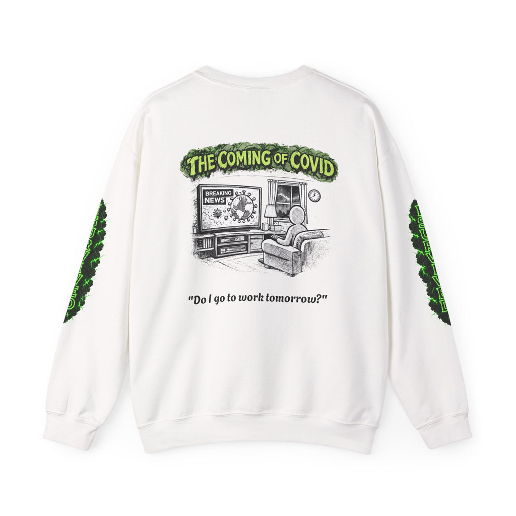 I Survived 2020 — Director's Cut S1:E2 "The Coming of COVID" | Pandemic Edition Unisex Heavy Blend™ Crewneck Sweatshirt