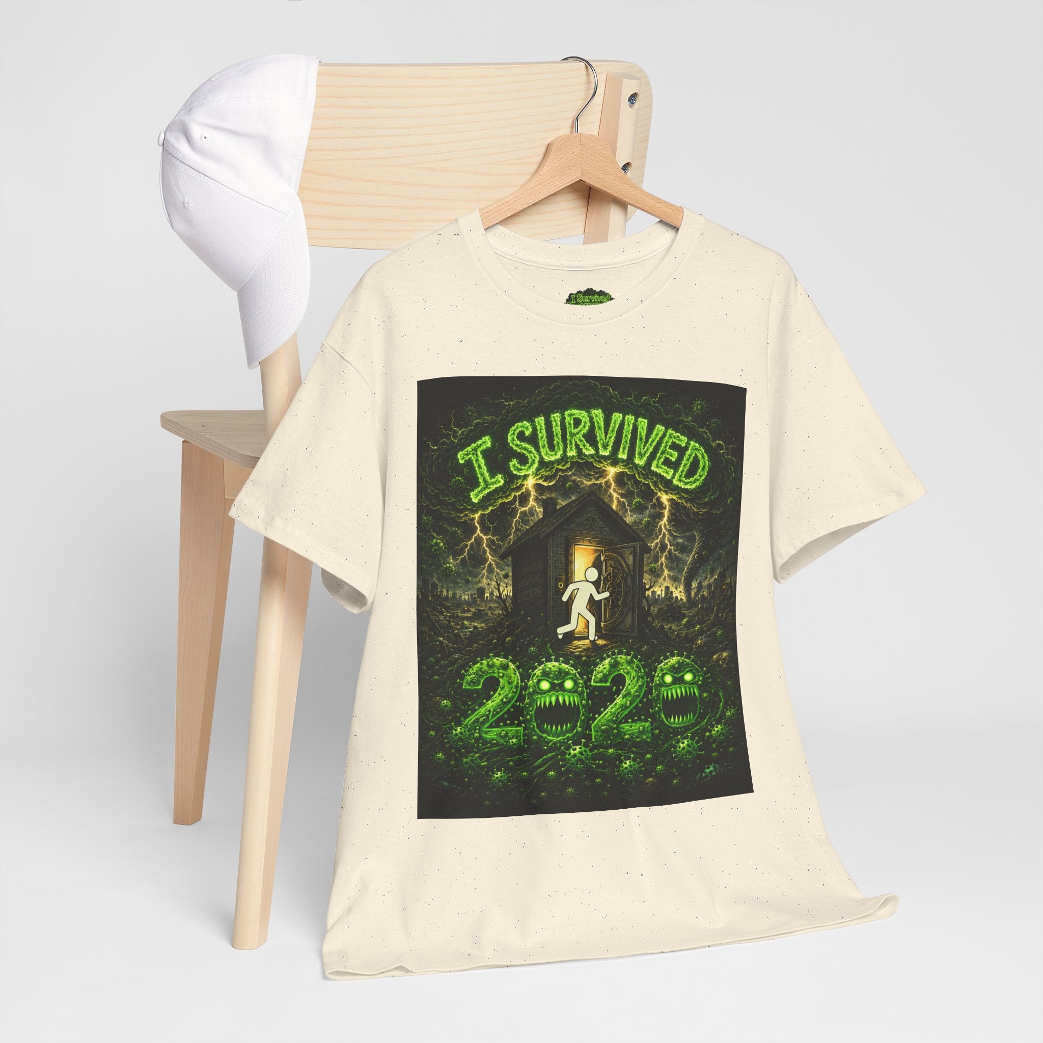 I Survived 2020 — S1:E2 "The Coming of COVID" | Pandemic Edition Unisex Heavy Cotton Tee
