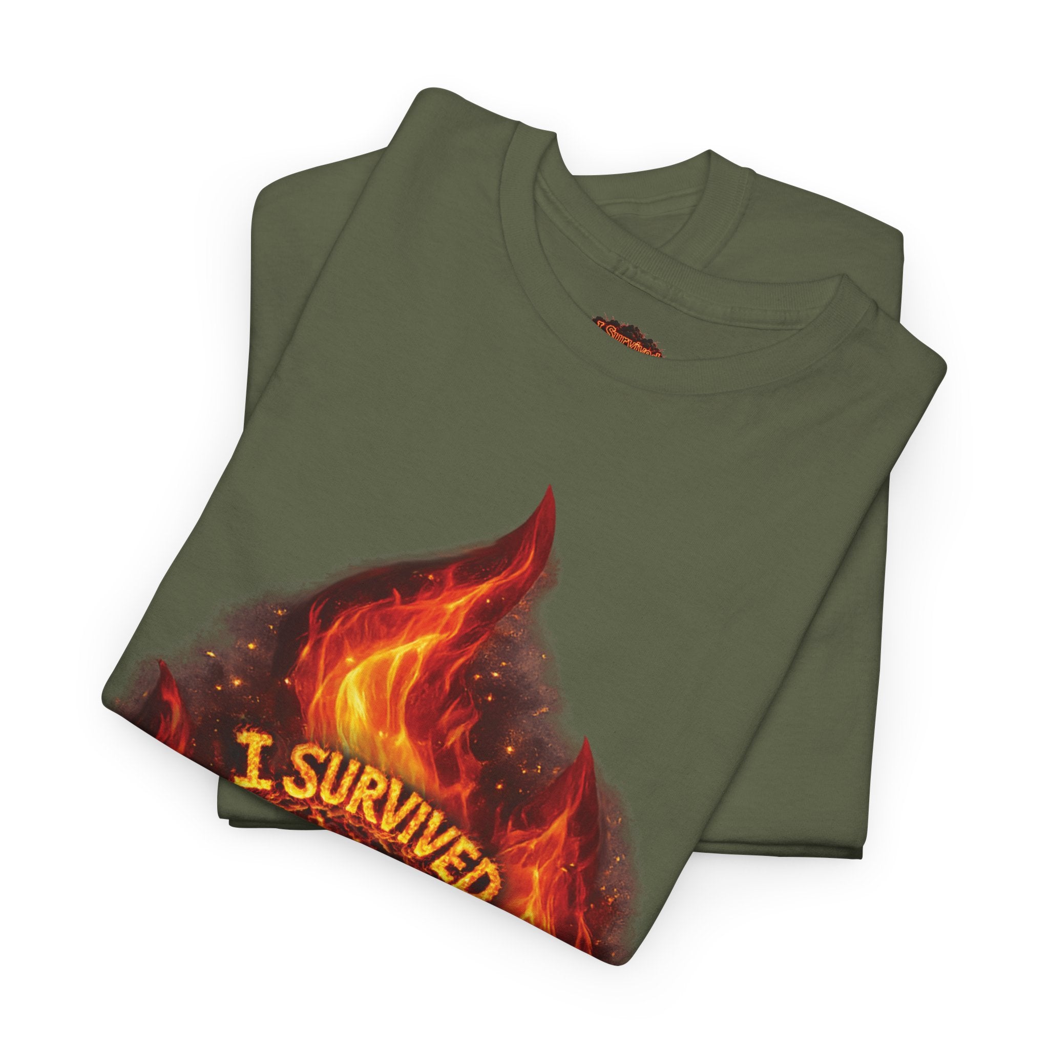 I Survived 2020 — Director's Cut S2:E3 "The California Wildfires" | Wildfire Edition Memorial Unisex Heavy Cotton Tee (SPECIAL EDITION)