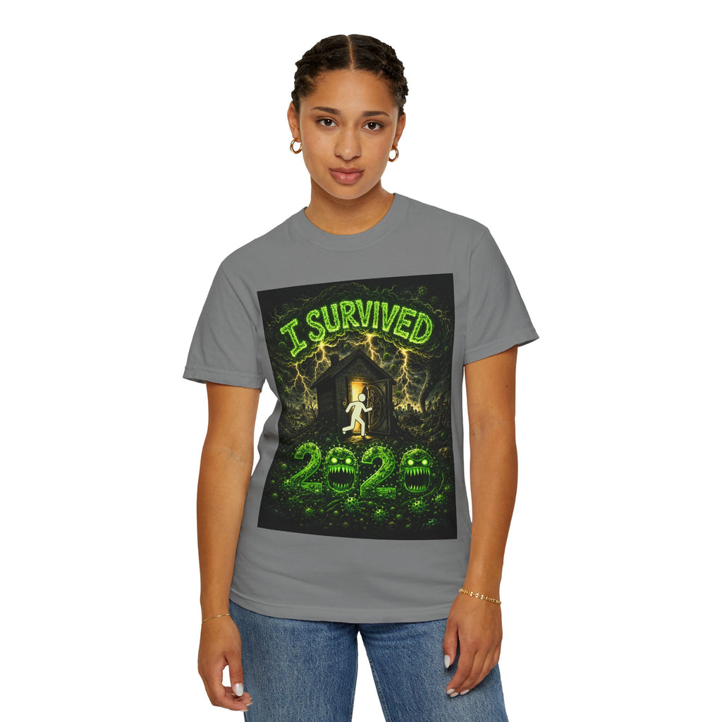 I Survived 2020 — S1:E3 "The Jab!" | Pandemic Edition Unisex Garment-Dyed T-shirt