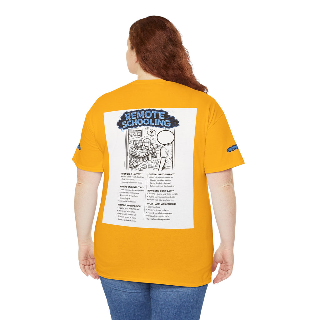 I Survived 2020 — Director's Cut S3:E3 "Remote Schooling" | Lockdown Edition Documentary Unisex Heavy Cotton Tee (SPECIAL EDITION)