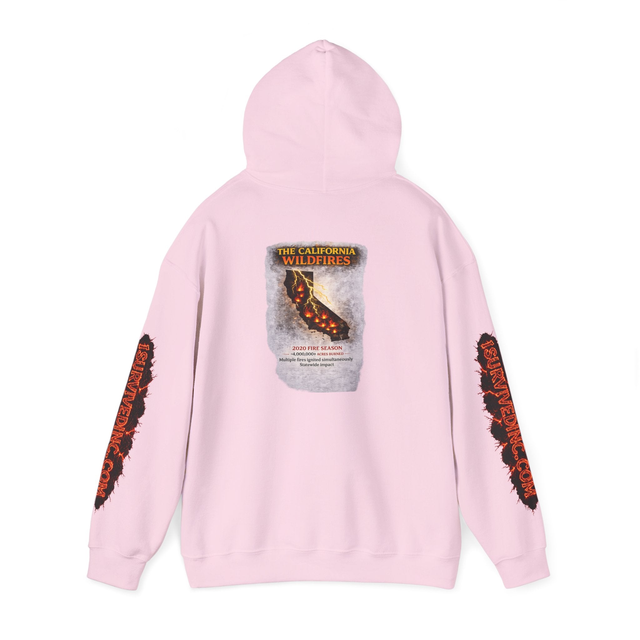 I Survived 2020 — S2:E3 "The California Wildfires" | Wildfire Edition Memorial Hoodie Sweatshirt
