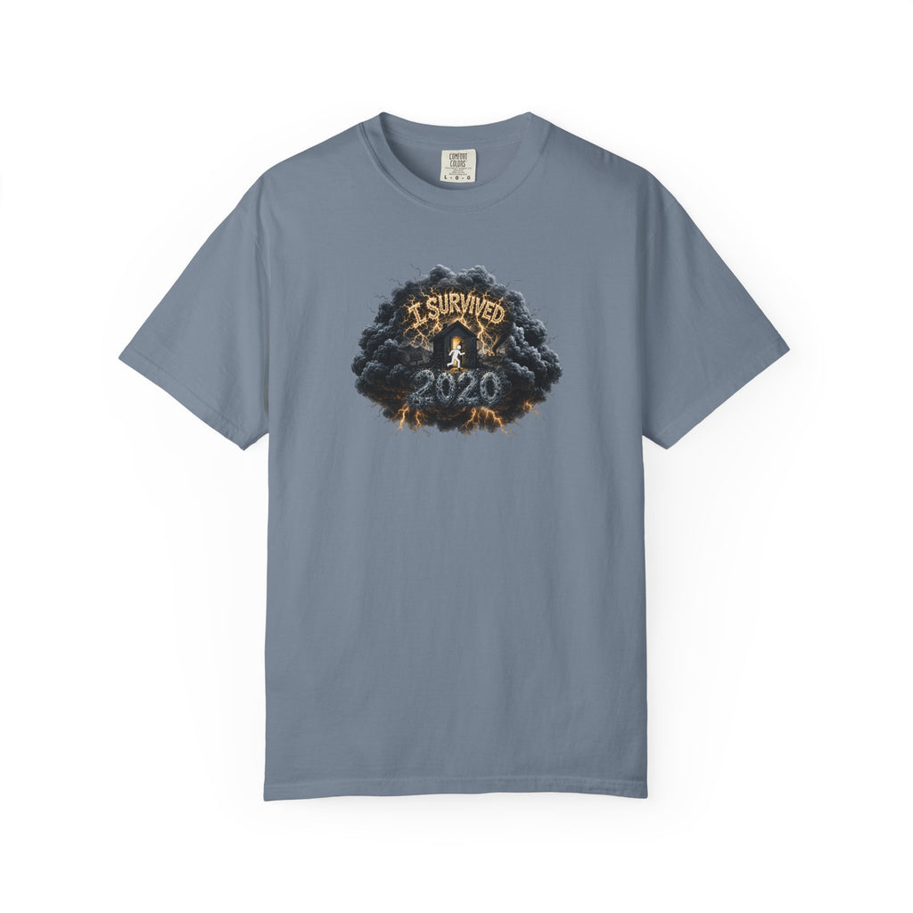 I Survived 2020 — Original PILOT Design: Director's Cut Unisex Garment-Dyed T-shirt