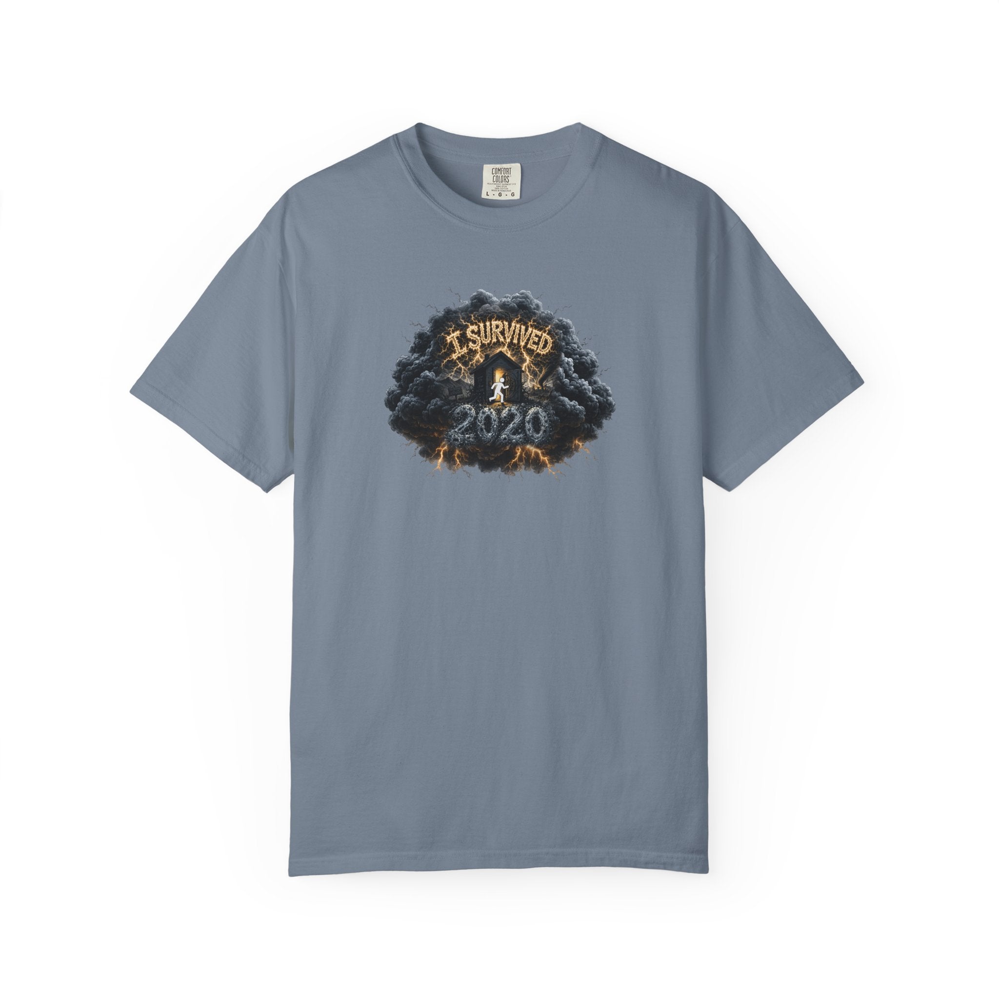 I Survived 2020 — Original PILOT Design: Director's Cut Unisex Garment-Dyed T-shirt
