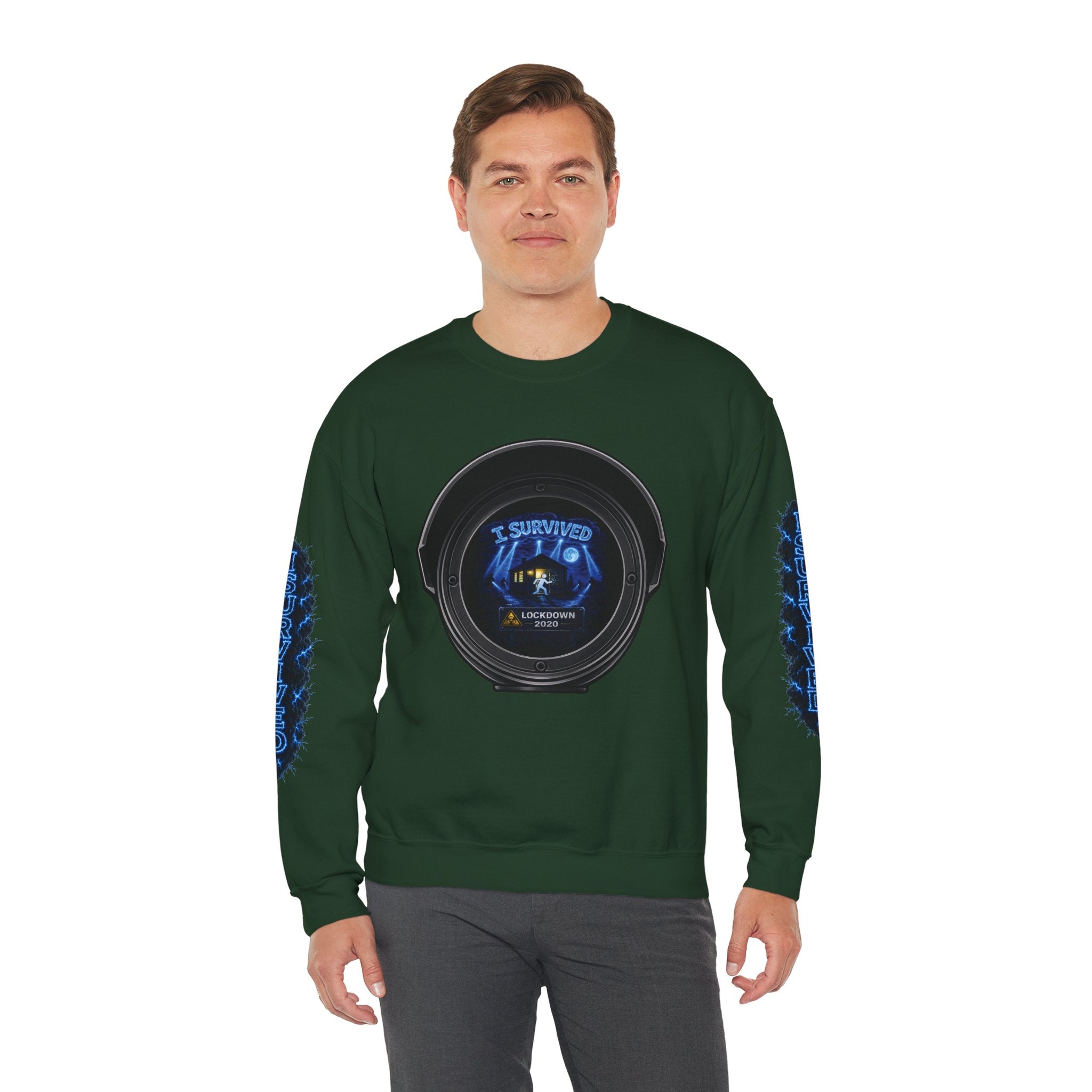 I Survived 2020 — Director's Cut S3:E3 "Remote Schooling" | Lockdown Edition Documentary Unisex Heavy Blend™ Crewneck Sweatshirt