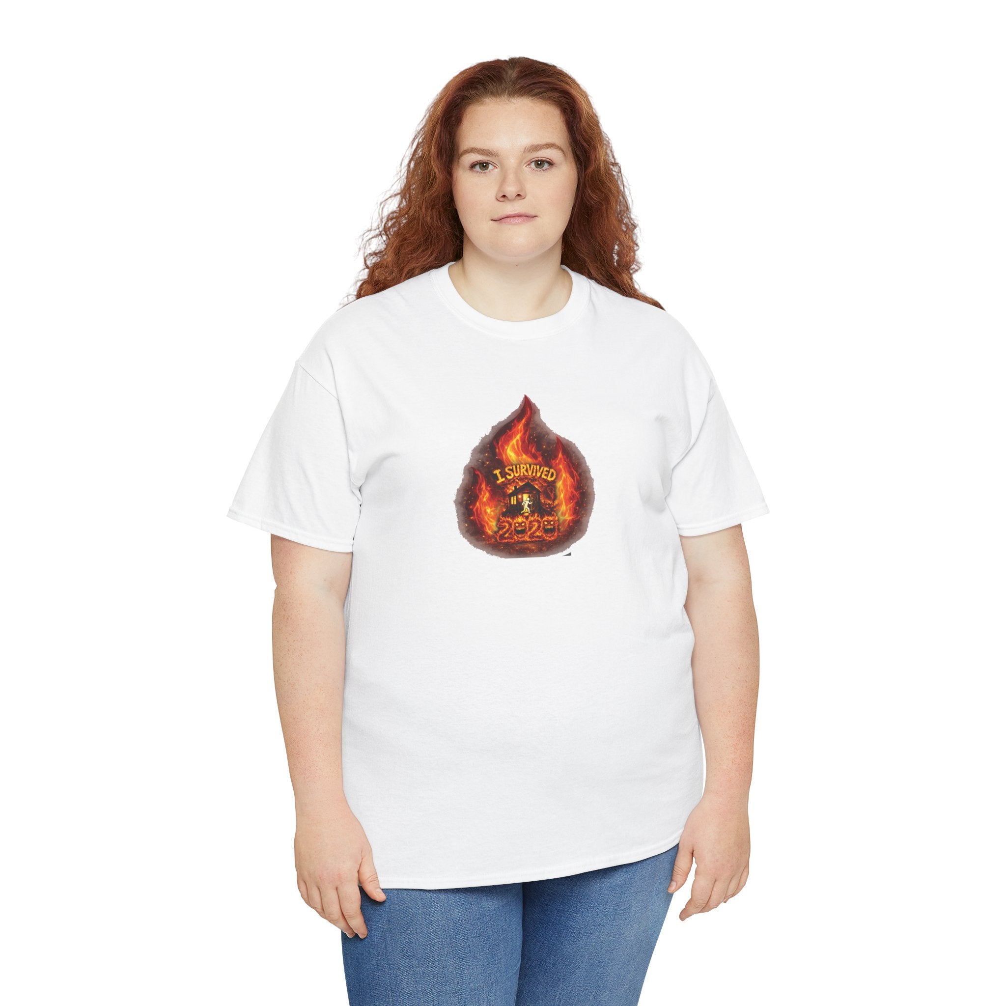 I Survived 2020 — WILDFIRES S2:E1: Director's Cut "Berry Creek" Memorial Unisex Heavy Cotton Tee