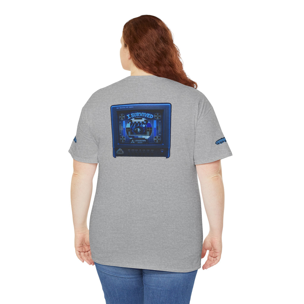 I Survived 2020 — "Please Stand By" Test Pattern Tee Lockdown Special Edition Summer Exclusive Unisex Heavy Cotton Tee