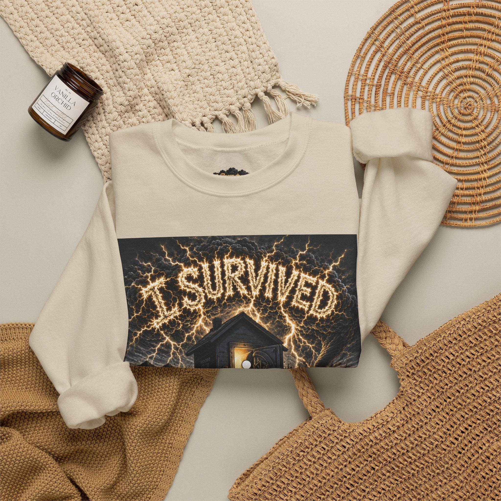 I Survived 2020 — Original PILOT Design: Special Edition Unisex Heavy Blend™ Crewneck Sweatshirt