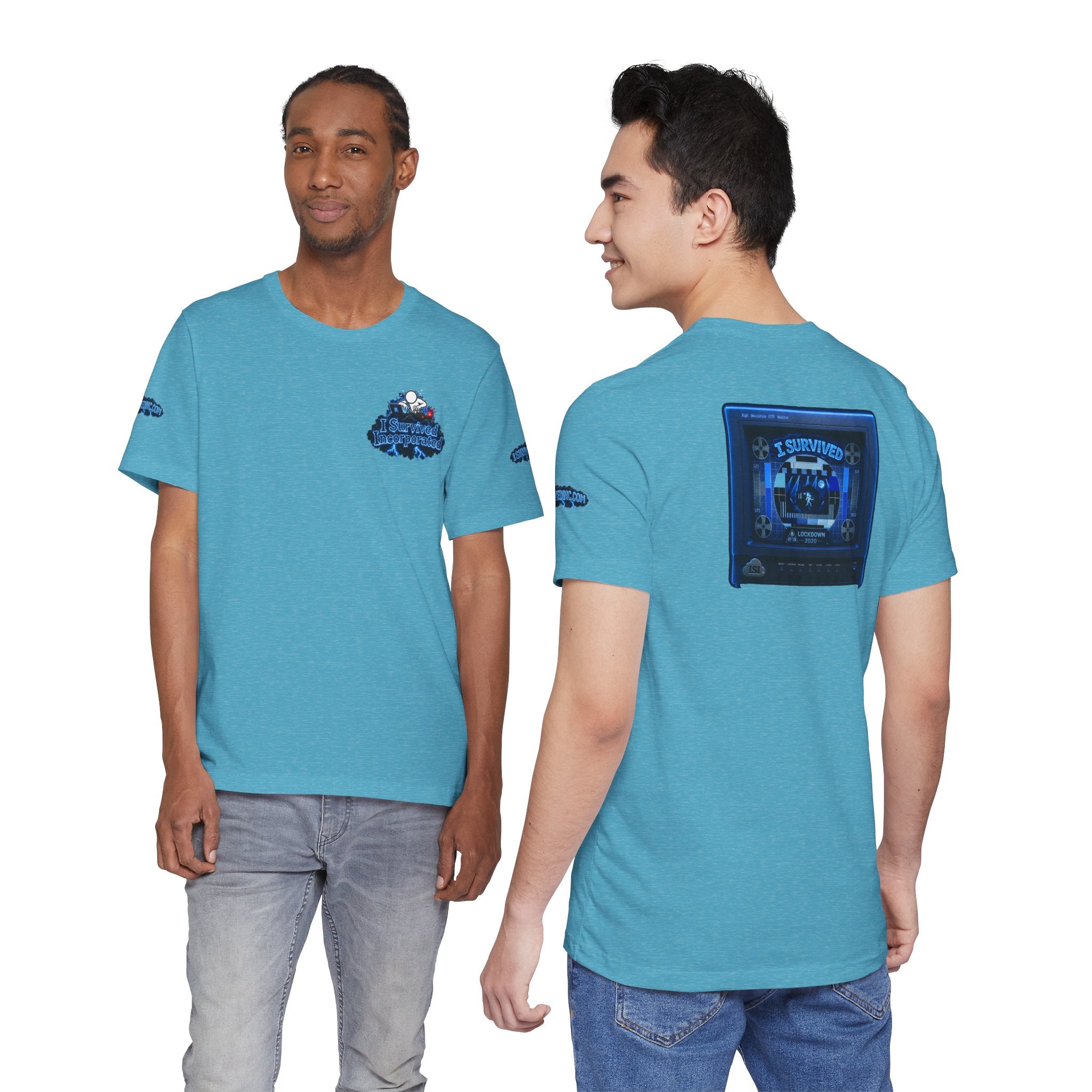 I Survived 2020 — "Please Stand By" Test Pattern Tee Lockdown Special Edition Summer Exclusive Unisex Jersey Short Sleeve Tee