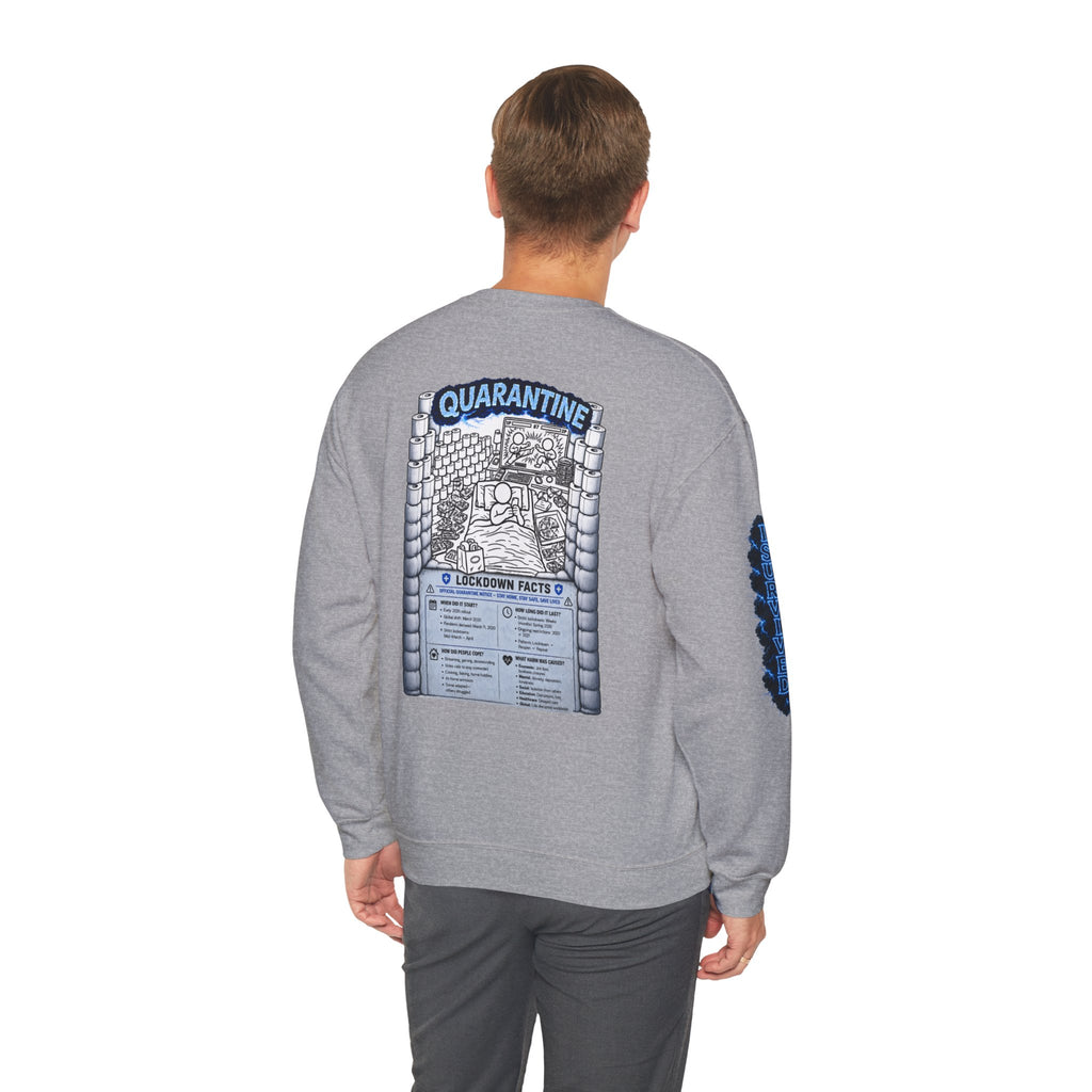 I Survived 2020 —  LOCKDOWN S3:E1: Director's Cut Special Edition "Quarantine" Unisex Heavy Blend™ Crewneck Sweatshirt