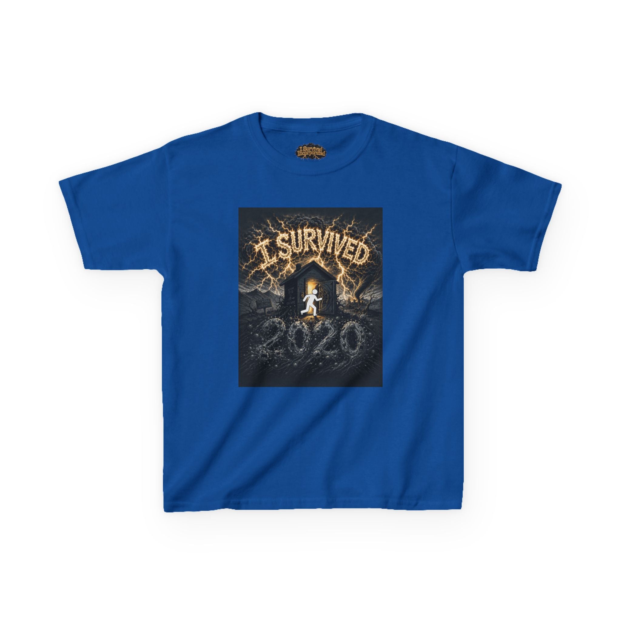 I Survived 2020 — Original Design Teaser Tee | Season 1 Premiere Drop Kids Heavy Cotton™ Tee