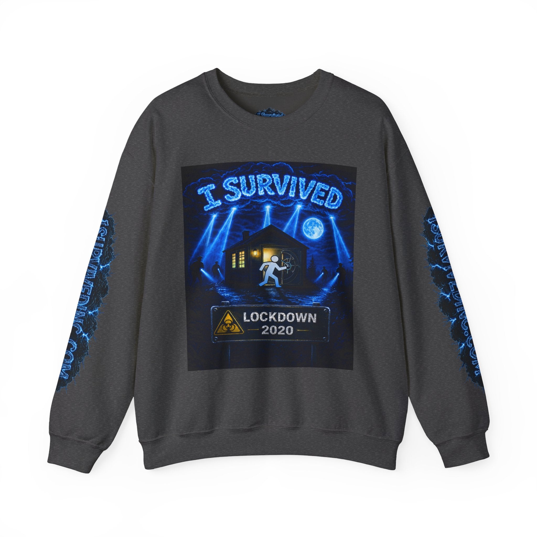 I Survived 2020 — S3:E4 "Working From Home" | Mid-Season Finale Pt. 1 | Lockdown Edition Documentary Unisex Heavy Blend™ Crewneck Sweatshirt