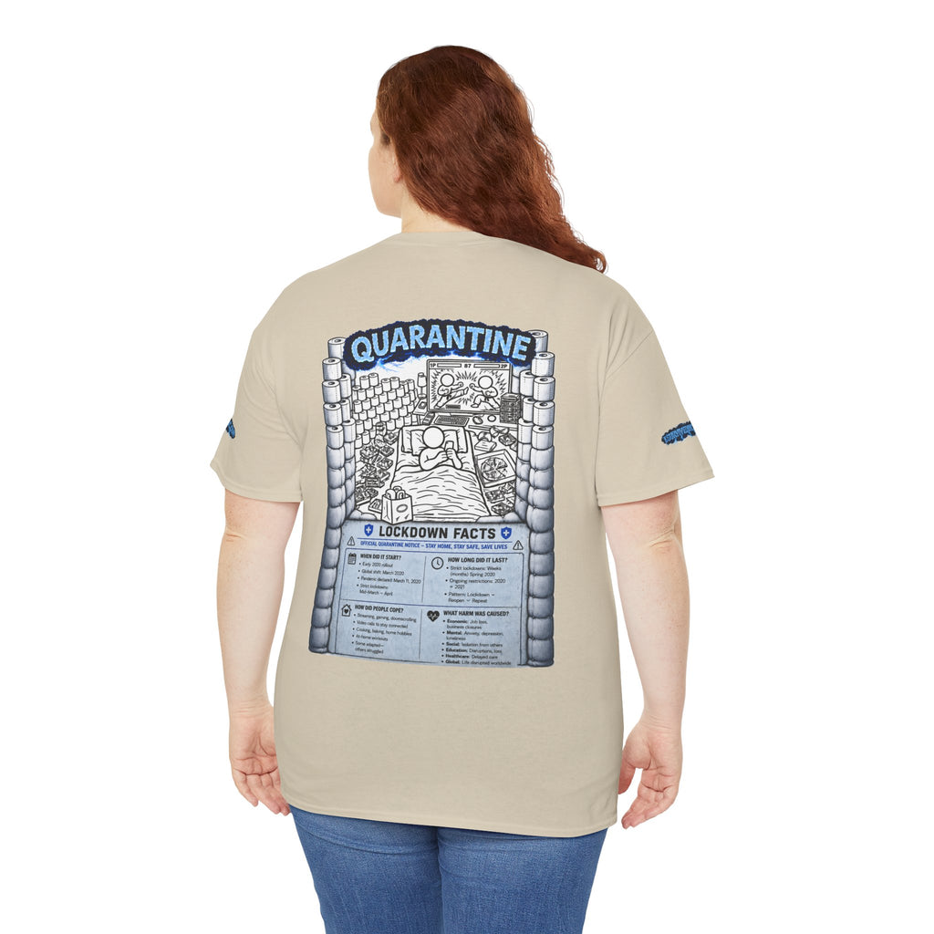 I Survived 2020 — LOCKDOWN S3:E1: Director's Cut Special Edition "Quarantine" Unisex Heavy Cotton Tee