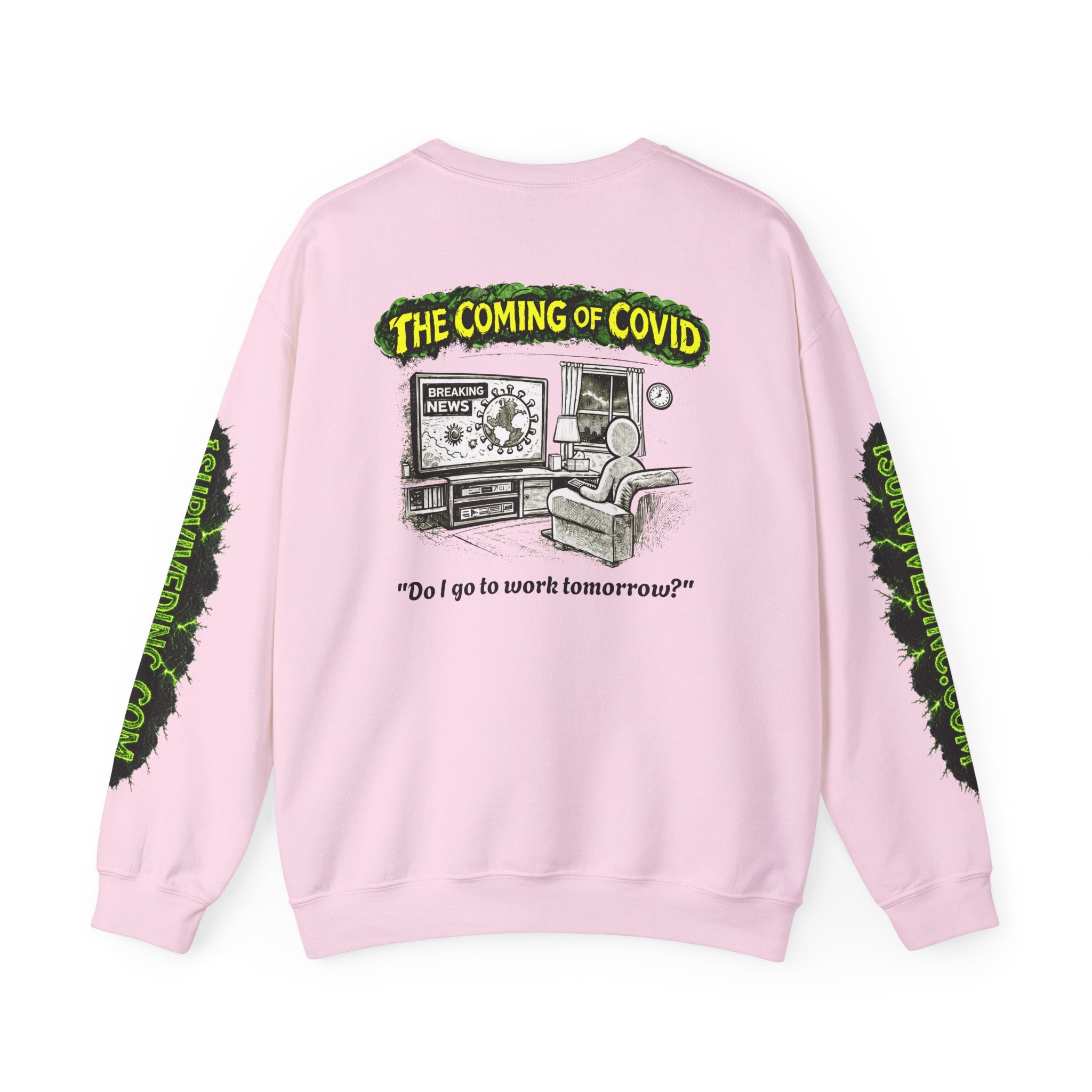 I Survived 2020 — PANDEMIC S1:E2: "The Coming of COVID" Unisex Heavy Blend™ Crewneck Sweatshirt
