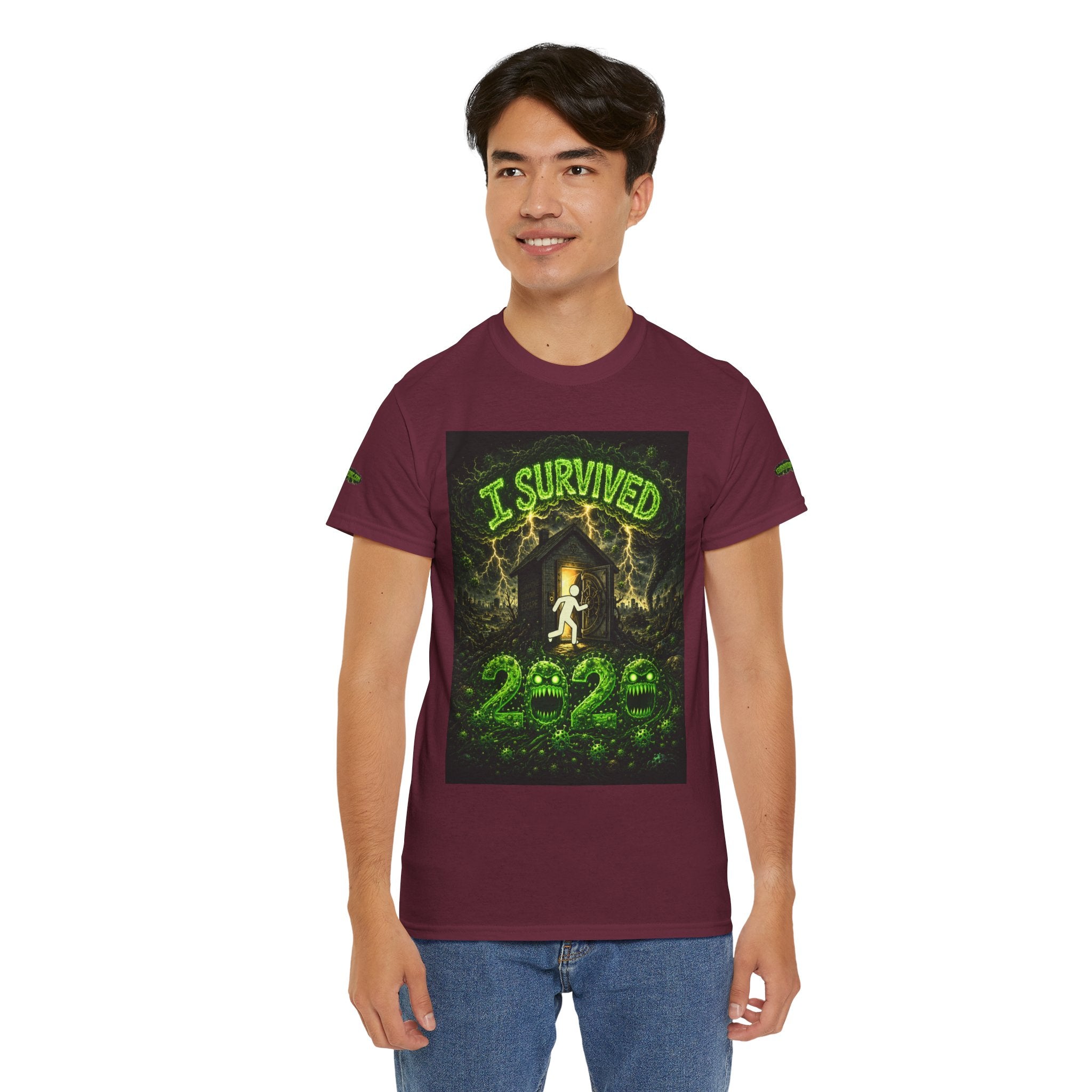 I Survived 2020 — S1:E1 "COVID-19: The Coronavirus" | Pandemic Edition Unisex Heavy Cotton Tee (SPECIAL EDITION)