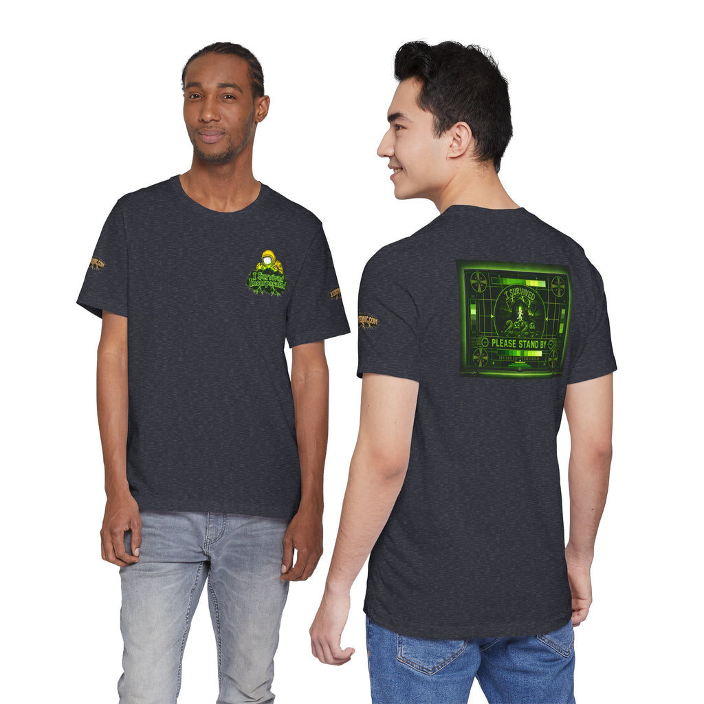 I Survived 2020 — "Please Stand By" Test Pattern Toxic Signal Tee Special Edition Summer Premiere Unisex Jersey Short Sleeve Tee