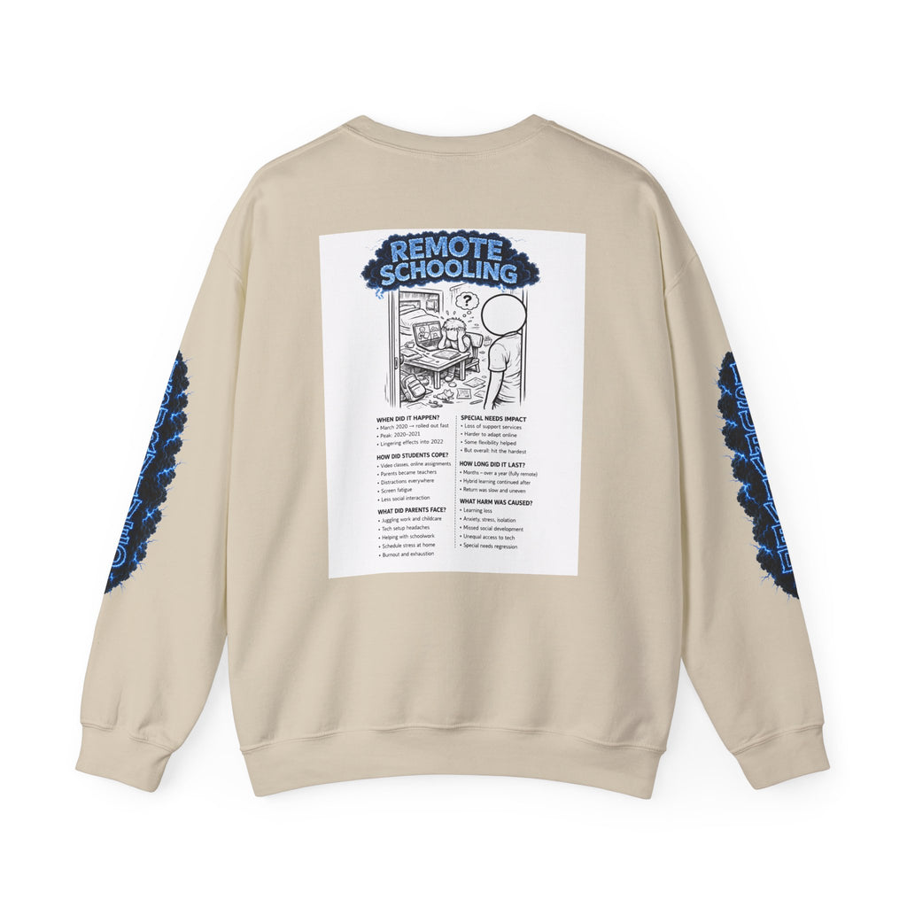 I Survived 2020 — Director's Cut S3:E3 "Remote Schooling" | Lockdown Edition Documentary Unisex Heavy Blend™ Crewneck Sweatshirt