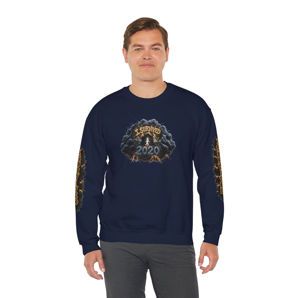 I Survived 2020 — Original PILOT Design: Director's Cut Special Edition Unisex Heavy Blend™ Crewneck Sweatshirt
