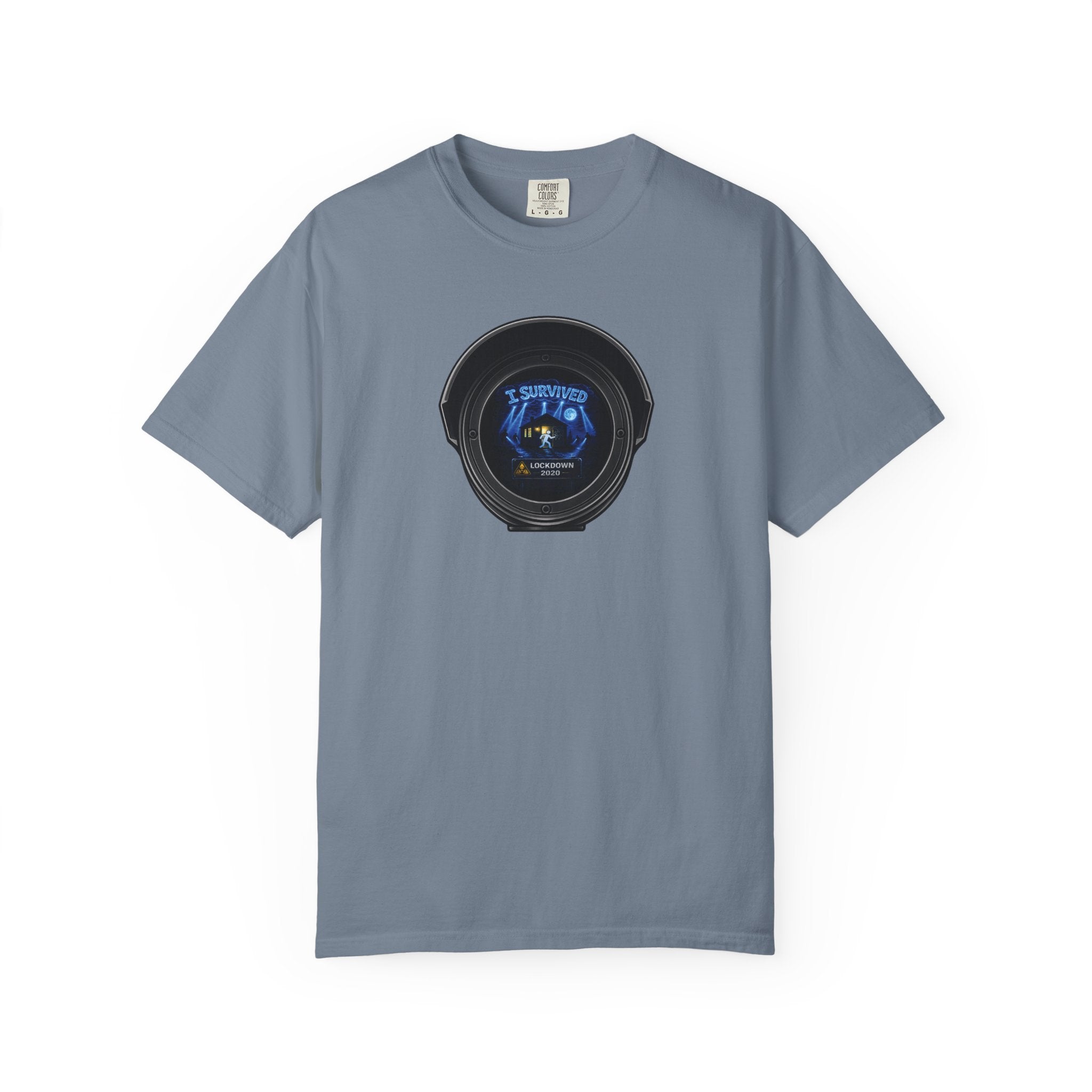 I Survived 2020 —  LOCKDOWN S3:E1: Director's Cut "Quarantine" Unisex Garment-Dyed T-shirt
