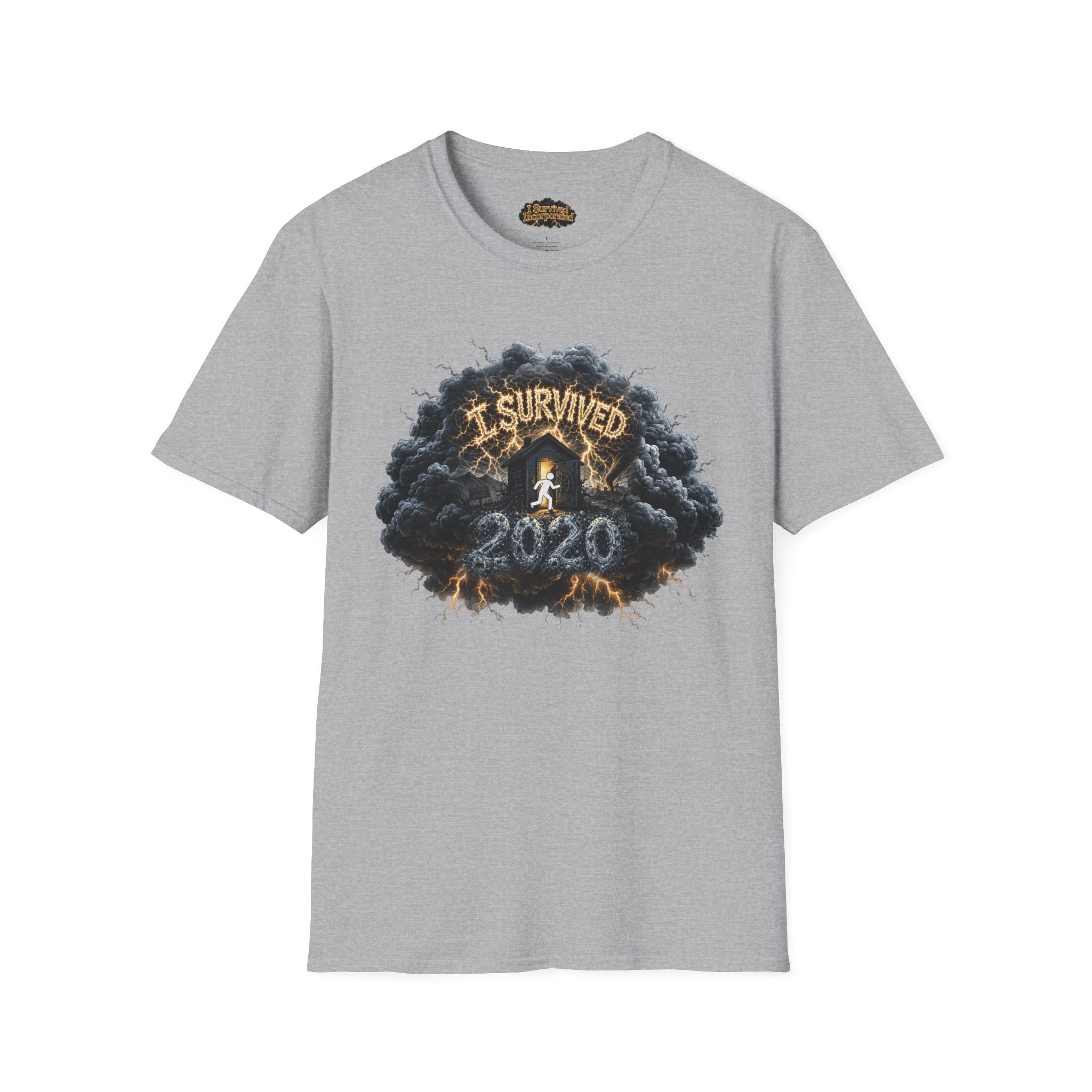 I Survived 2020 — Director's Cut Original Design Teaser Tee | Season 1 Premiere Drop Unisex Softstyle T-Shirt