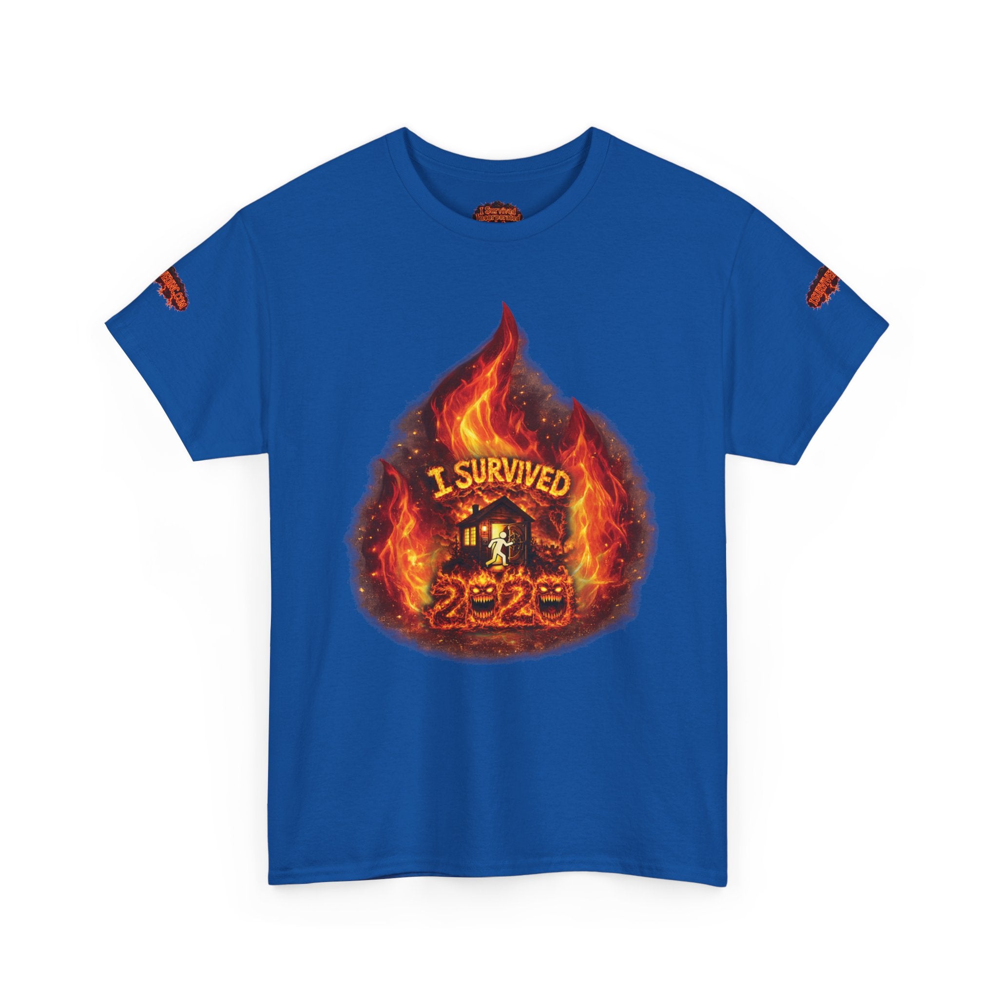 I Survived 2020 — Director's Cut S2:E3 "The California Wildfires" | Wildfire Edition Memorial Unisex Heavy Cotton Tee (SPECIAL EDITION)