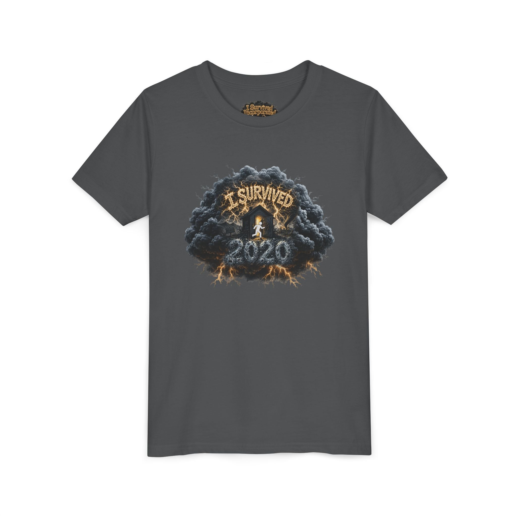 I Survived 2020 — Director's Cut Original Design Teaser Tee | Season 1 Premiere Drop Youth Short Sleeve Tee