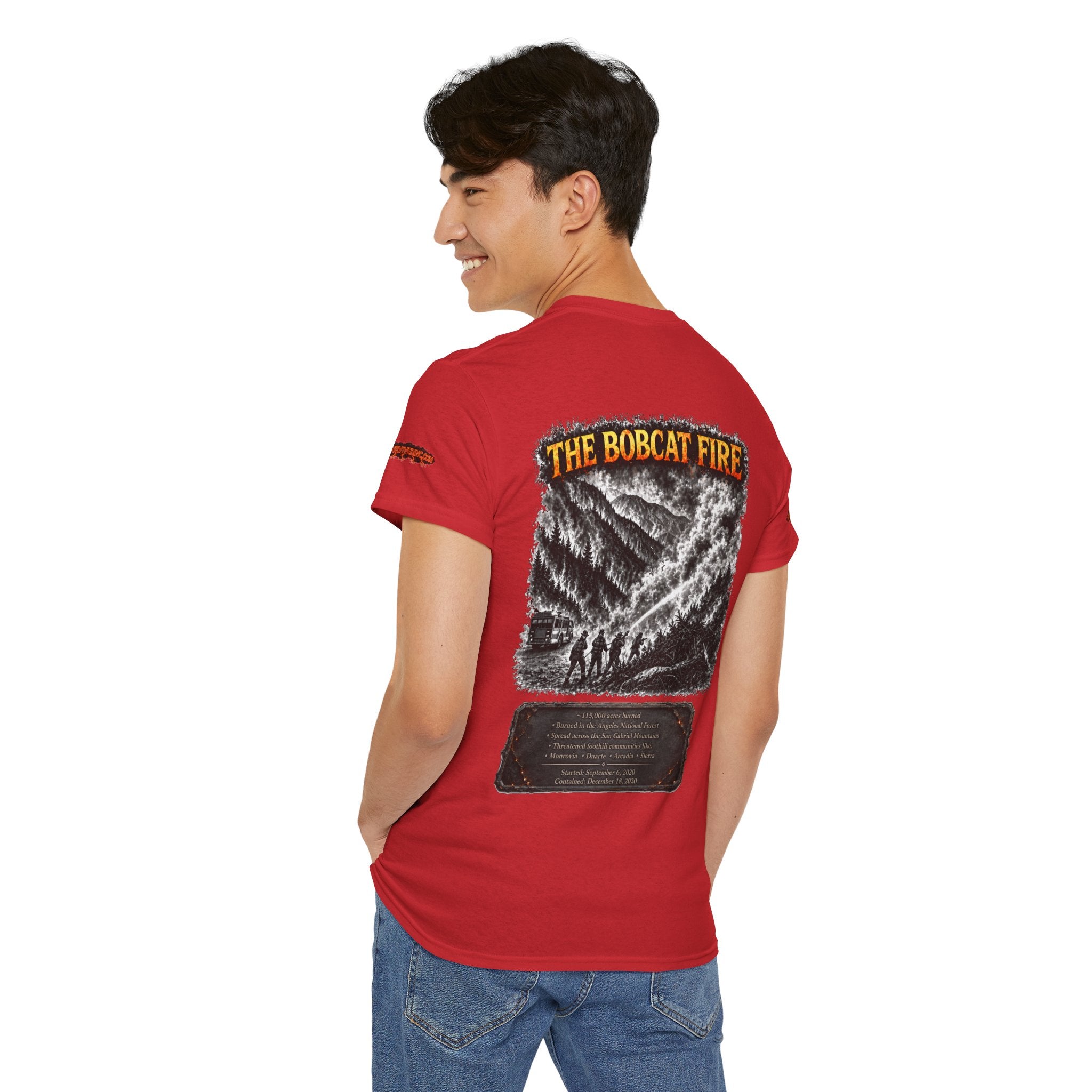 I Survived 2020 — Director's Cut S2:E2 "The Bobcat Fire" | Wildfire Edition Memorial Unisex Heavy Cotton Tee (SPECIAL EDITION)
