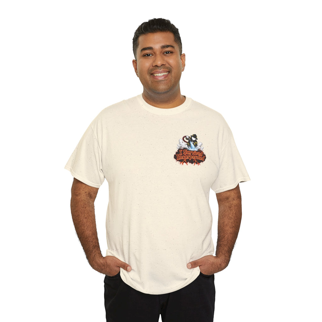 I Survived 2020 — "Please Stand By" Test Pattern Tee Wildfire Signal Edition Summer Premiere Unisex Heavy Cotton Tee