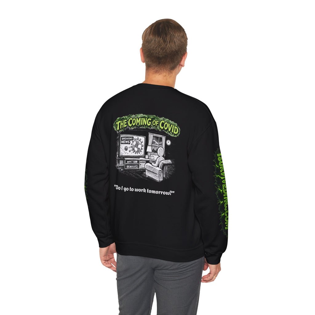 I Survived 2020 — S1:E2 "The Coming of COVID" | Pandemic Edition Unisex Heavy Blend™ Crewneck Sweatshirt