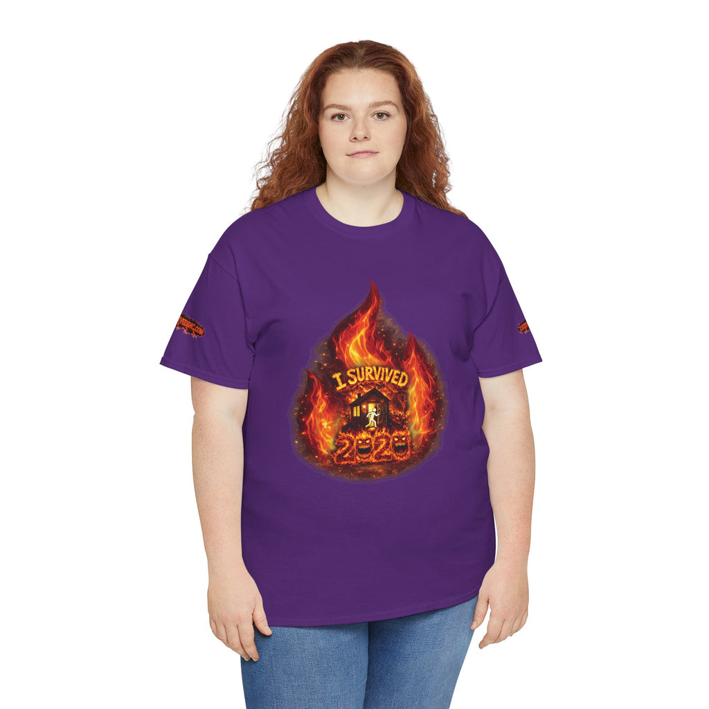 I Survived 2020 — Director's Cut S2:E3 "The California Wildfires" | Wildfire Edition Memorial Unisex Heavy Cotton Tee (SPECIAL EDITION)