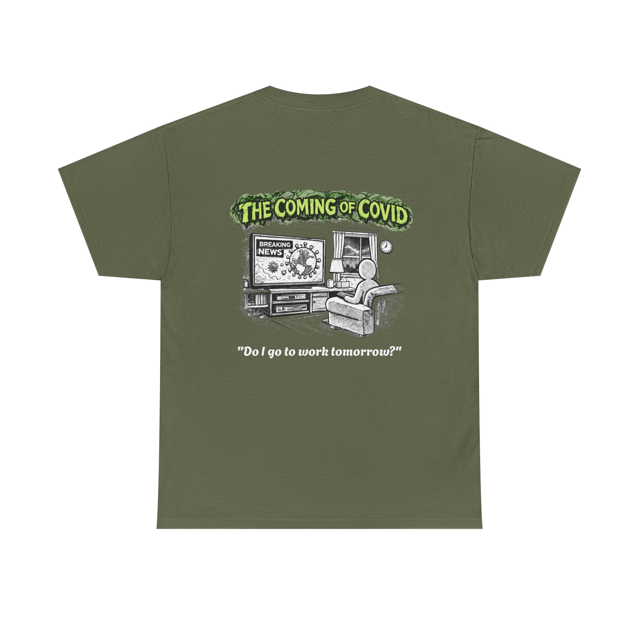 I Survived 2020 — S1:E2 "The Coming of COVID" | Pandemic Edition Unisex Heavy Cotton Tee