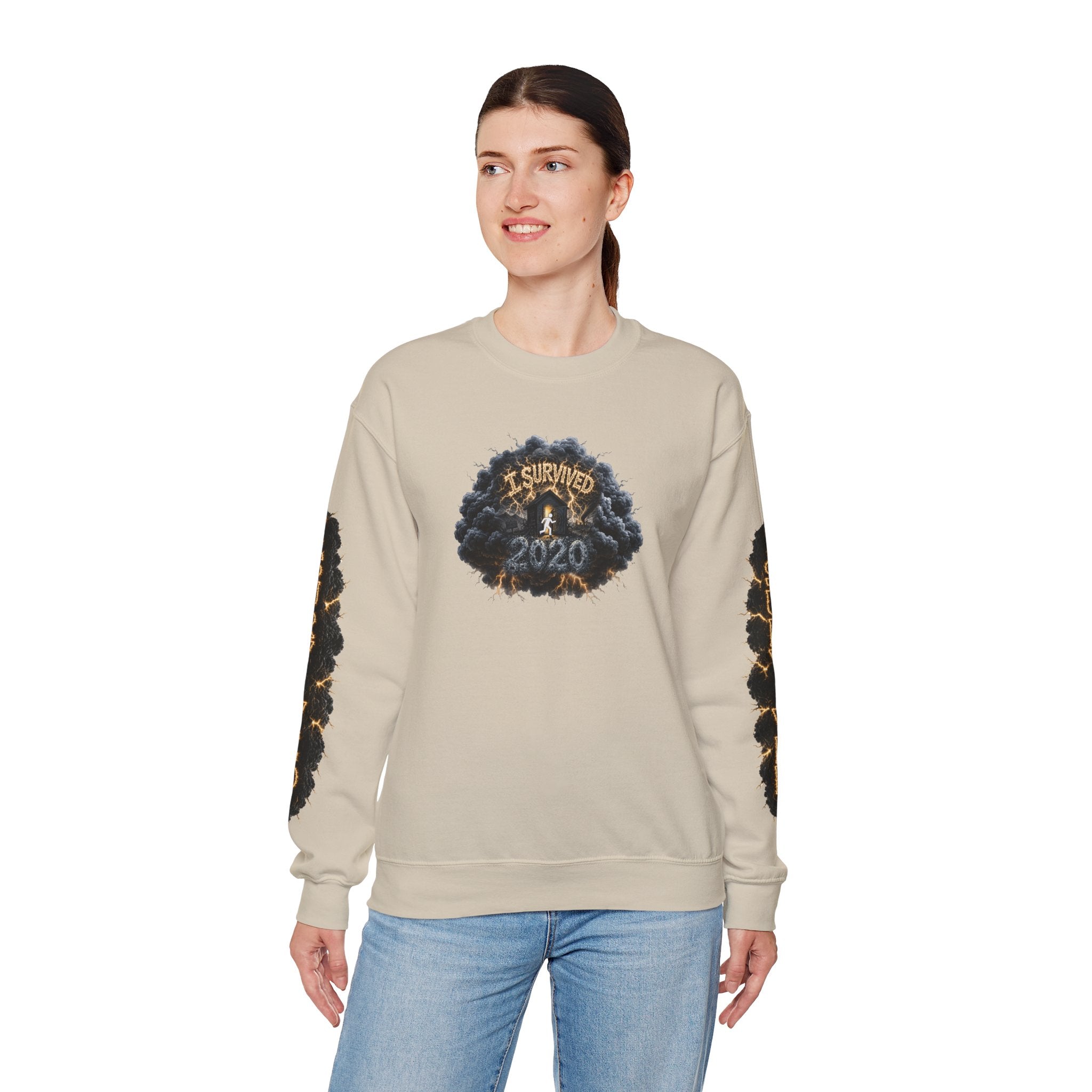 I Survived 2020 — Original PILOT Design: Director's Cut Special Edition Unisex Heavy Blend™ Crewneck Sweatshirt