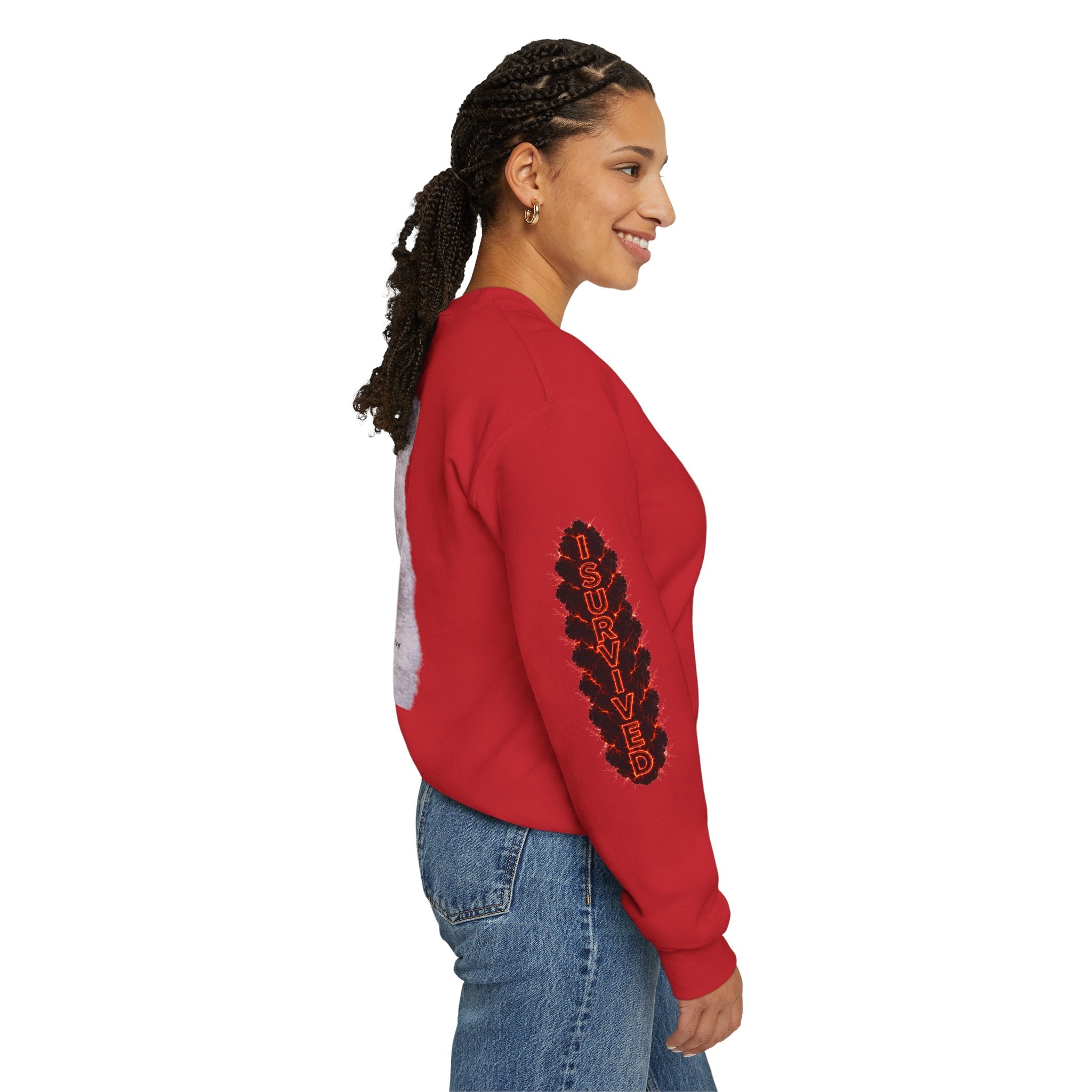 I Survived 2020 — Director's Cut S2:E3 "The California Wildfires" | Wildfire Edition Memorial Unisex Heavy Blend™ Crewneck Sweatshirt