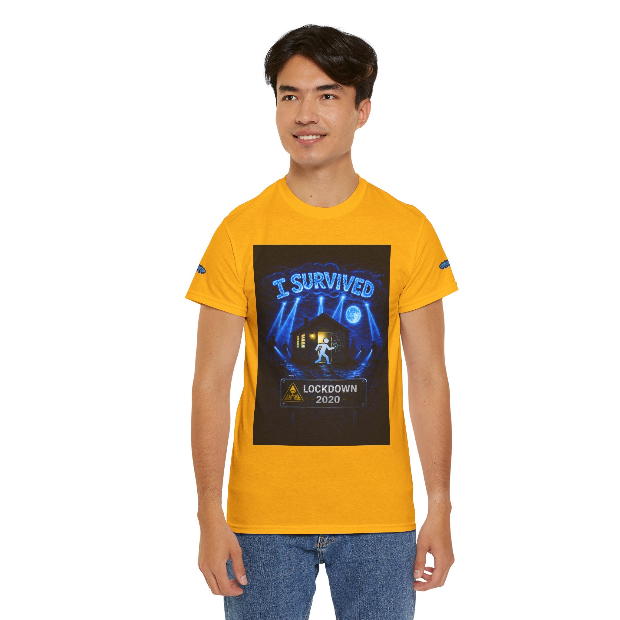 I Survived 2020 — S3:E3 "Remote Schooling" | Lockdown Edition Documentary Unisex Heavy Cotton Tee (SPECIAL EDITION)