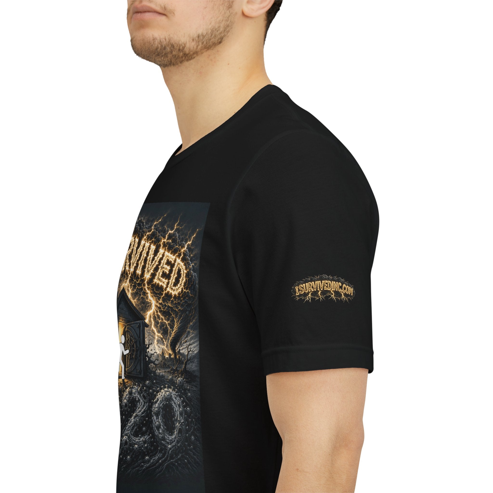 I Survived 2020 — Original Design Teaser Tee | Season 1 Premiere Drop Unisex Jersey Short Sleeve Tee